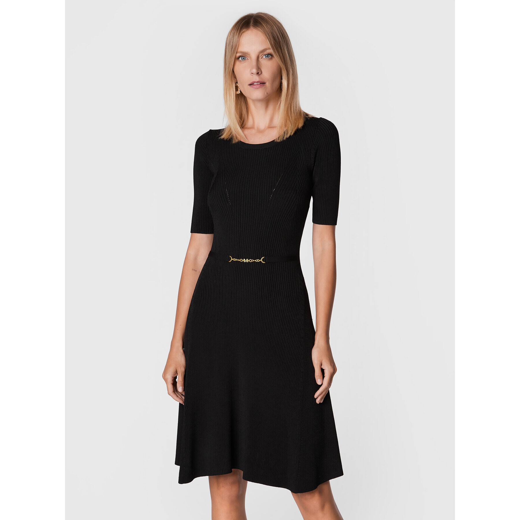 Marciano Guess Rochie tricotată 2BGK17 5662Z Negru Regular Fit - Pled.ro