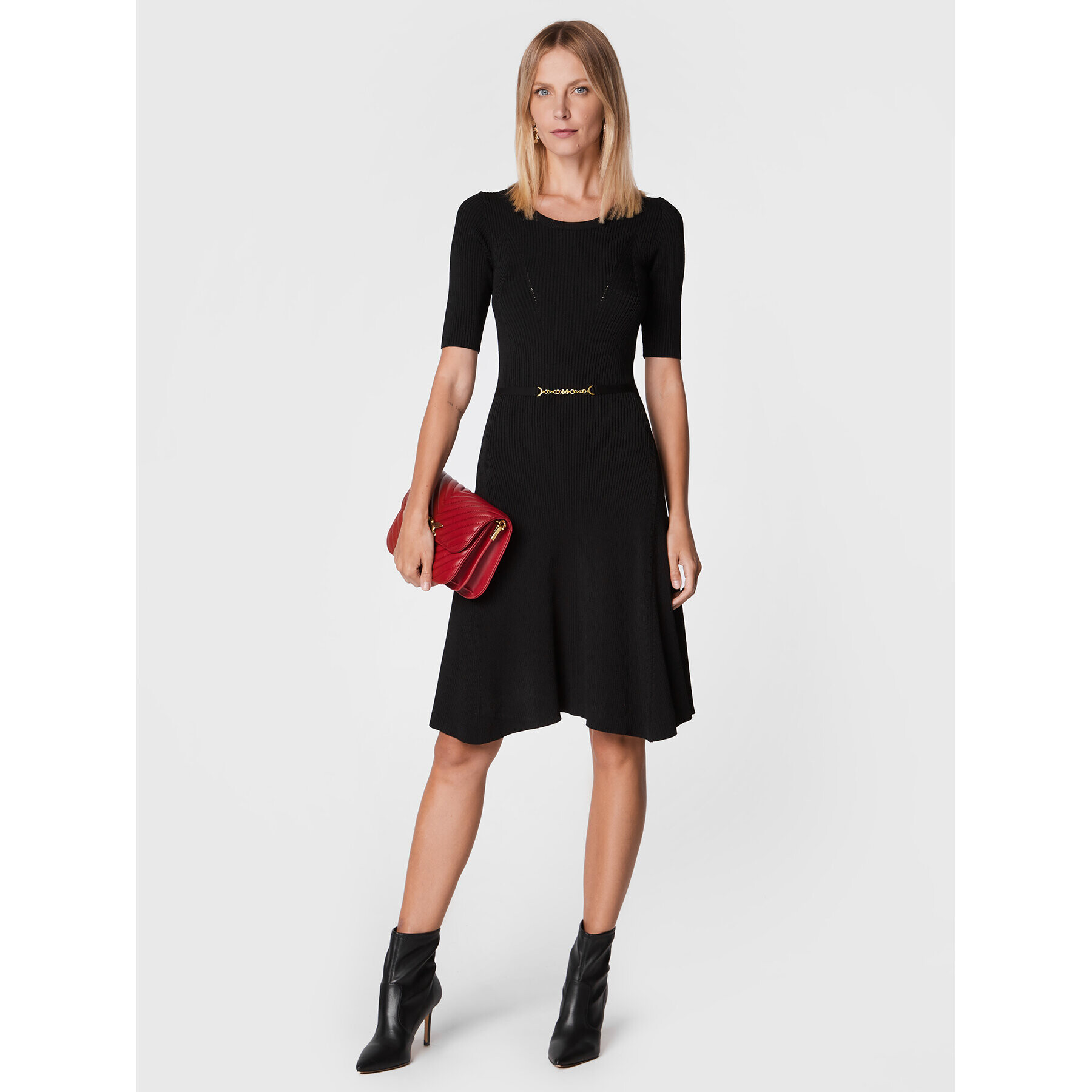 Marciano Guess Rochie tricotată 2BGK17 5662Z Negru Regular Fit - Pled.ro