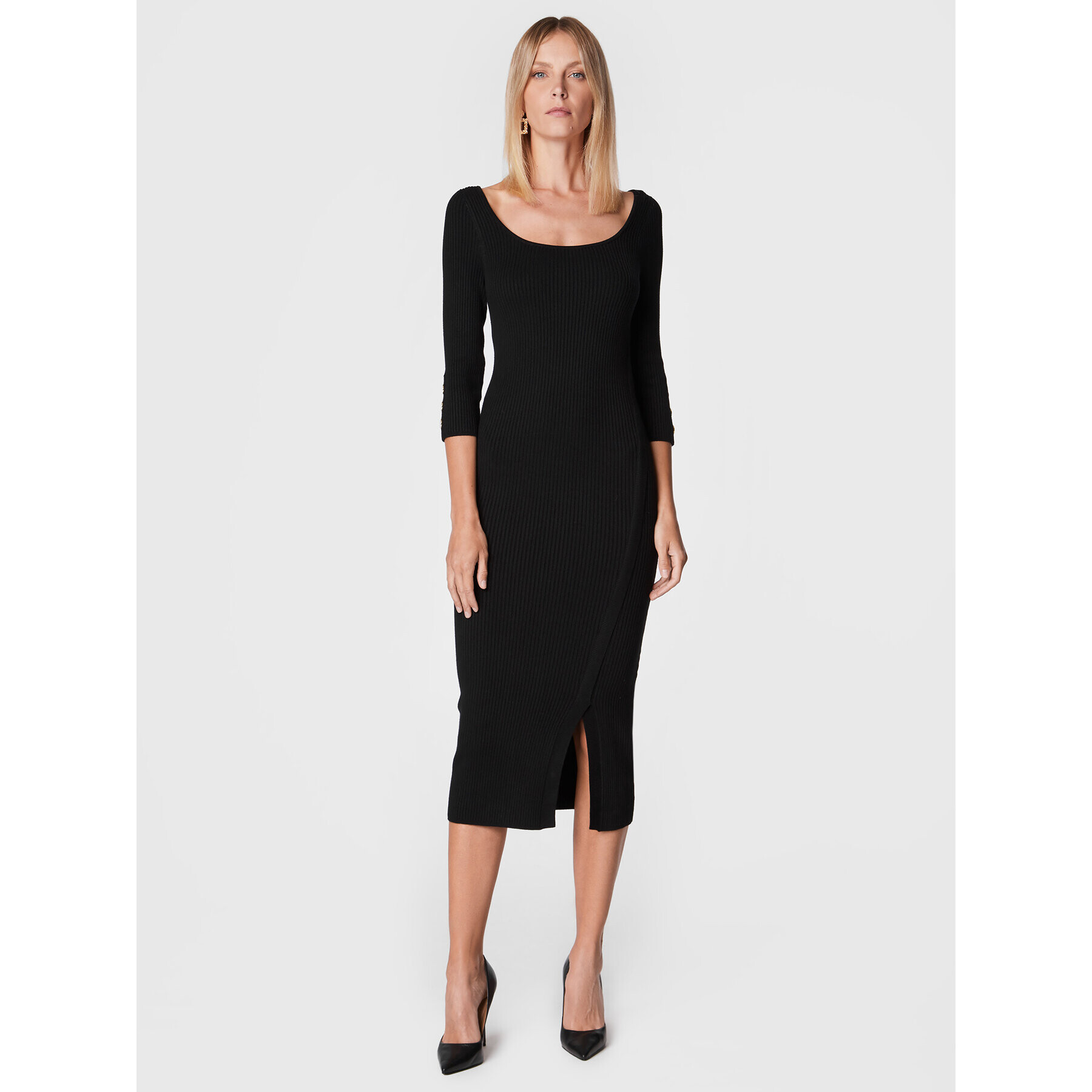 Marciano Guess Rochie tricotată 2BGK15 5613Z Negru Slim Fit - Pled.ro