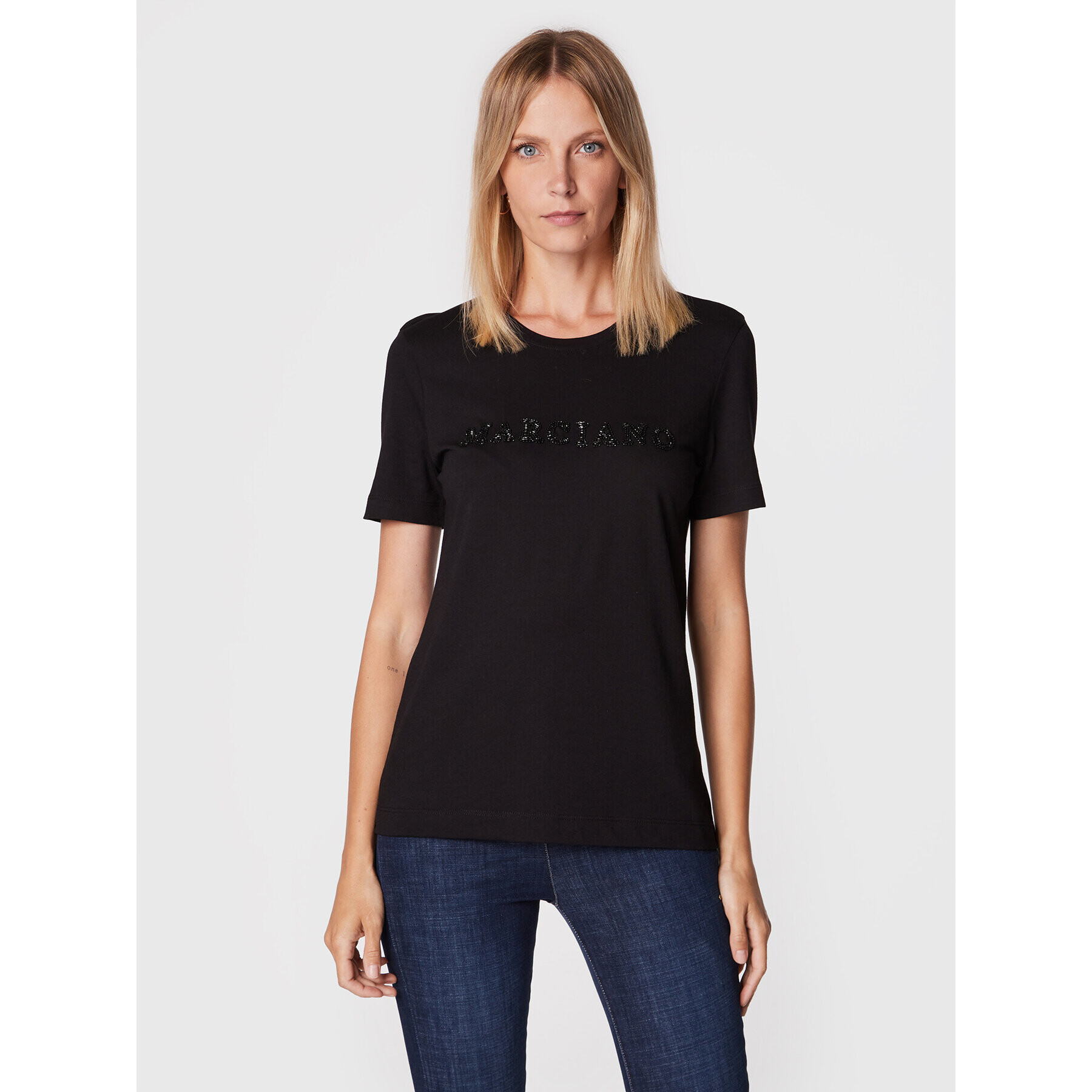 Marciano Guess Tricou 2BGP17 6138A Negru Regular Fit - Pled.ro