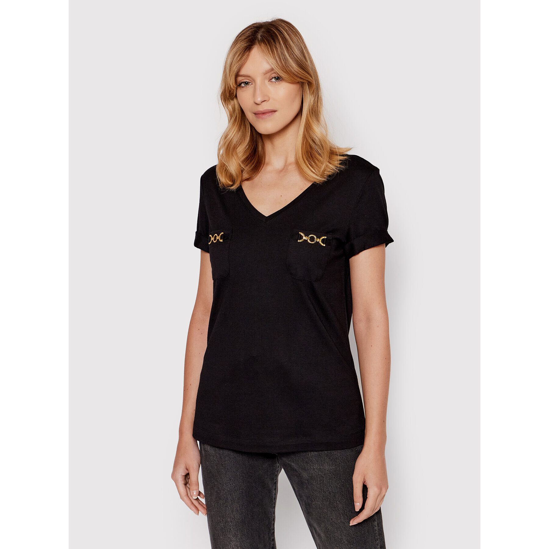 Marciano Guess Tricou 2GGP08 6138A Negru Regular Fit - Pled.ro