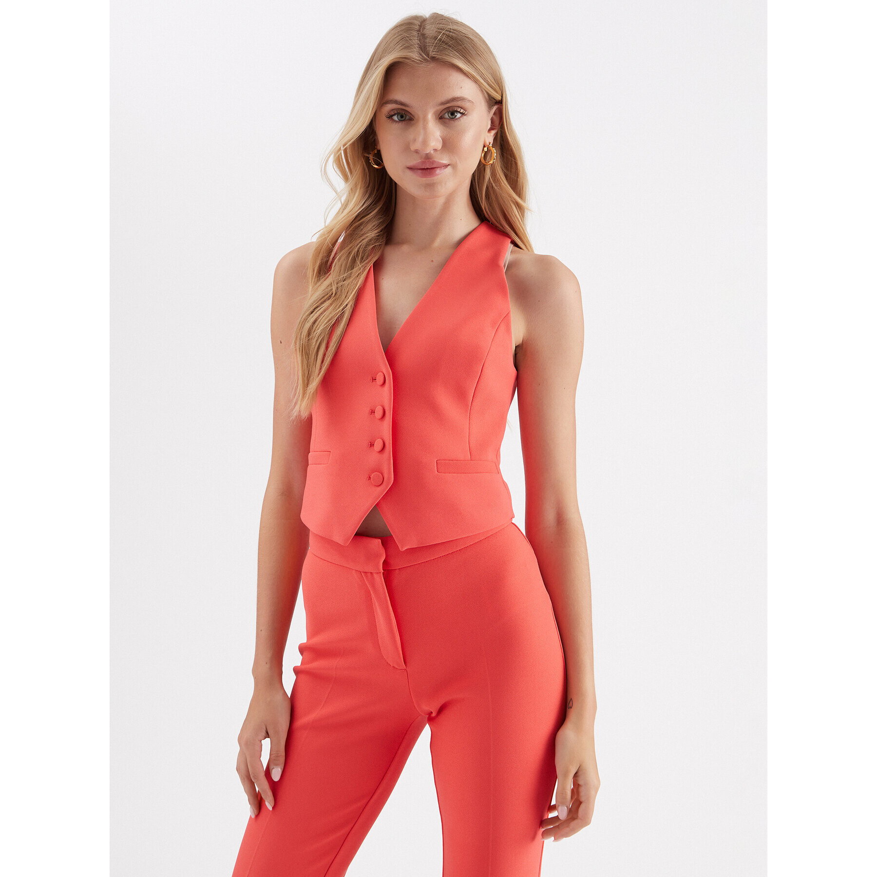 Marciano Guess Vestă 3YGN03 6869Z Coral Regular Fit - Pled.ro