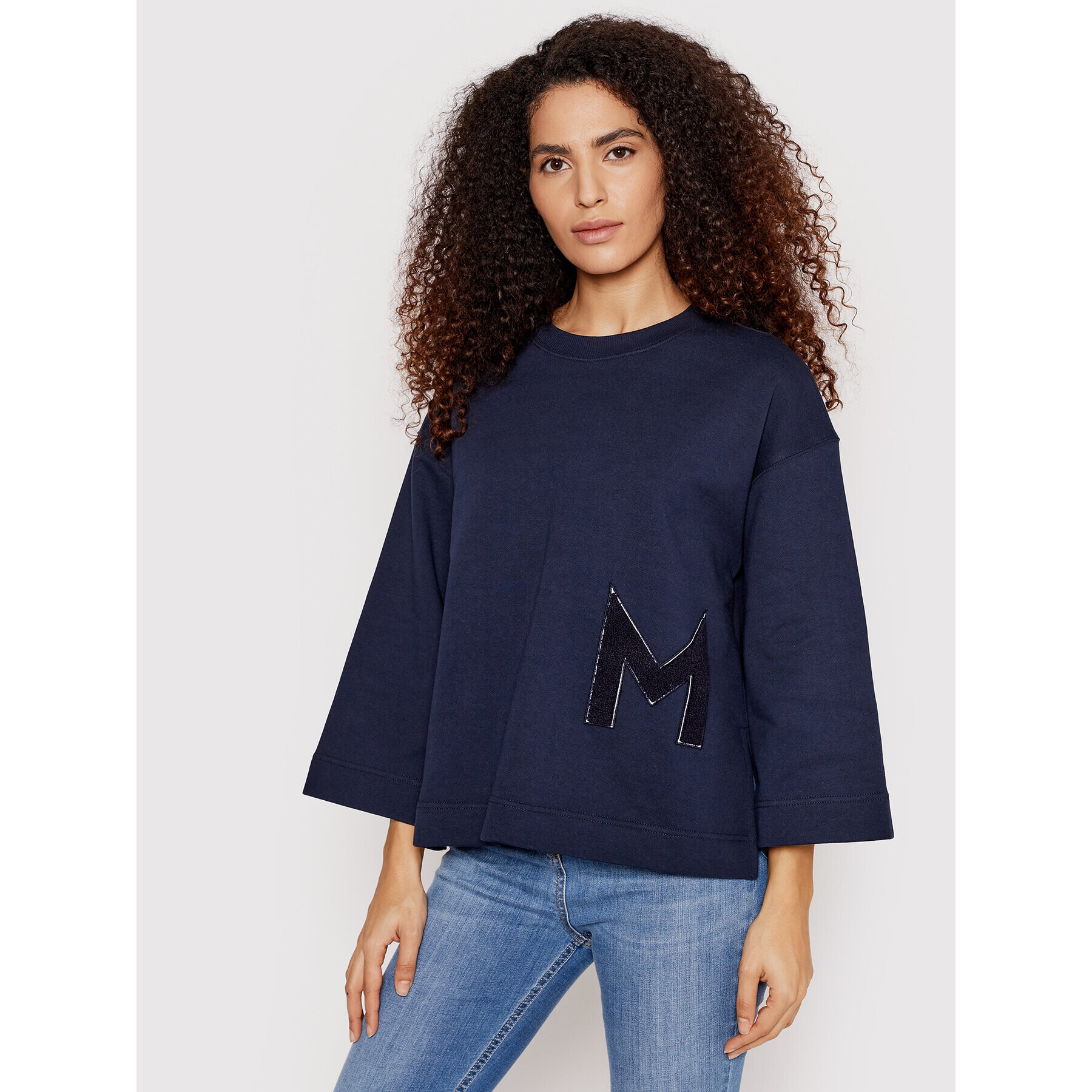 Marella Bluză Fariseo 39210524 Bleumarin Relaxed Fit - Pled.ro