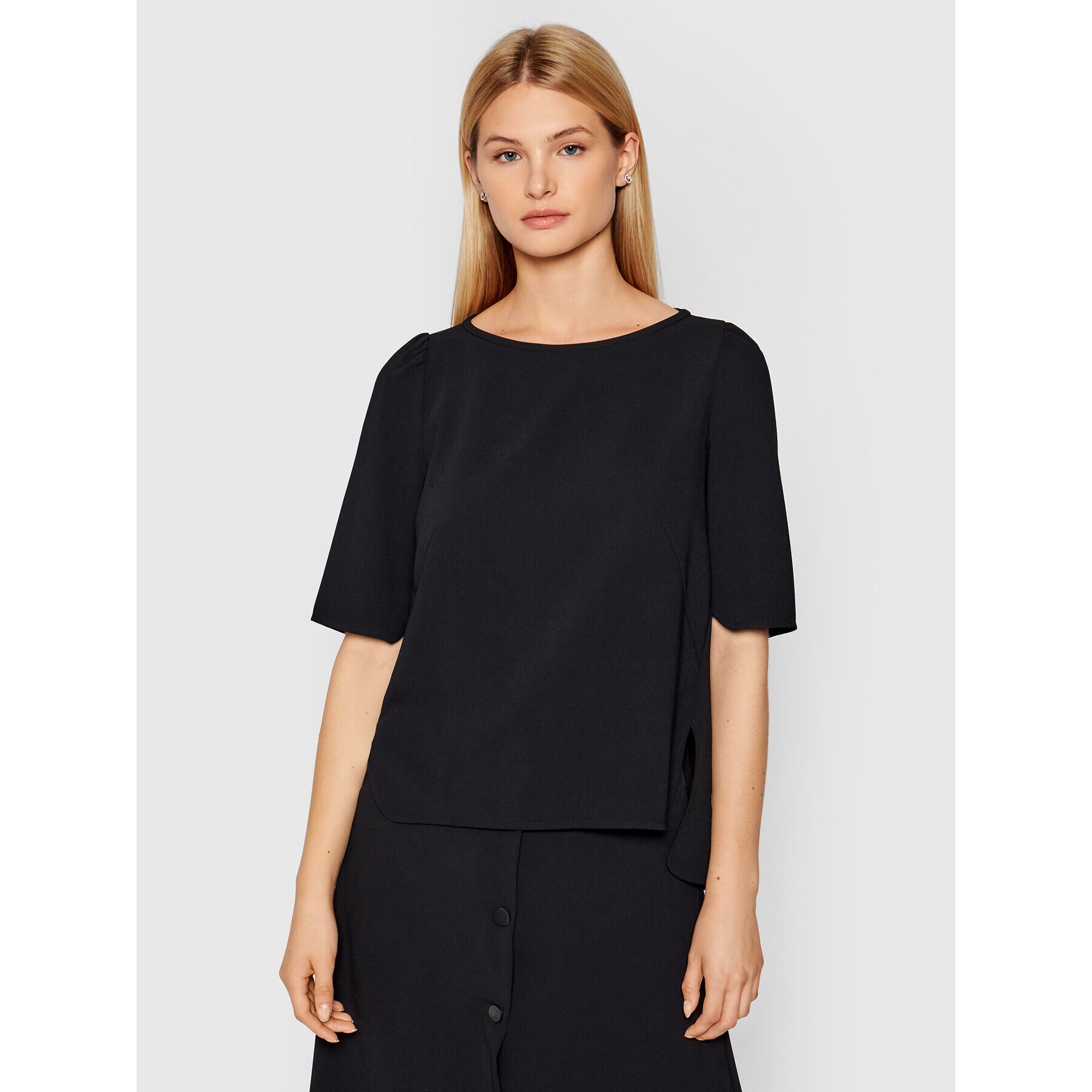 Marella Bluză Vanessa 31160213 Negru Relaxed Fit - Pled.ro