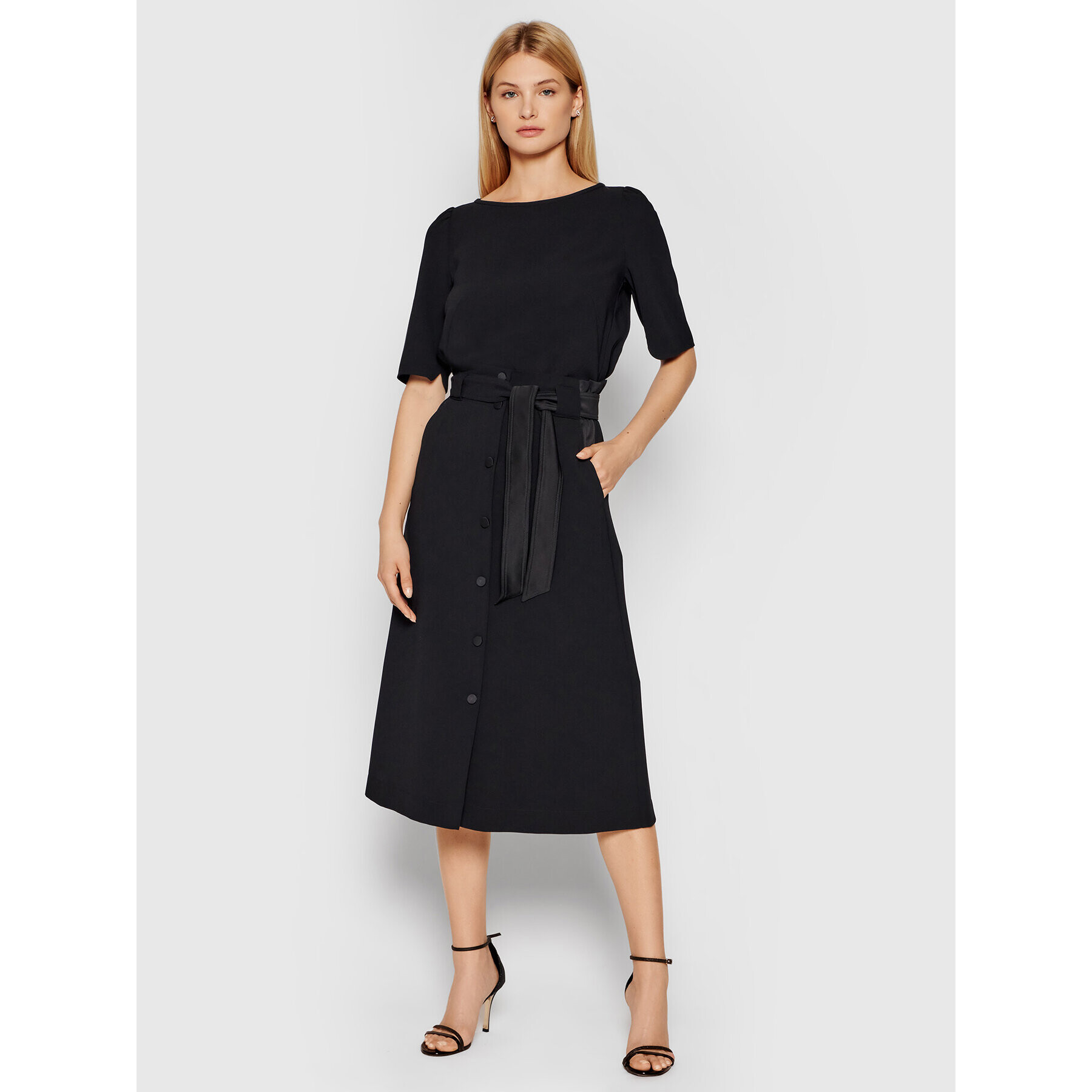 Marella Bluză Vanessa 31160213 Negru Relaxed Fit - Pled.ro