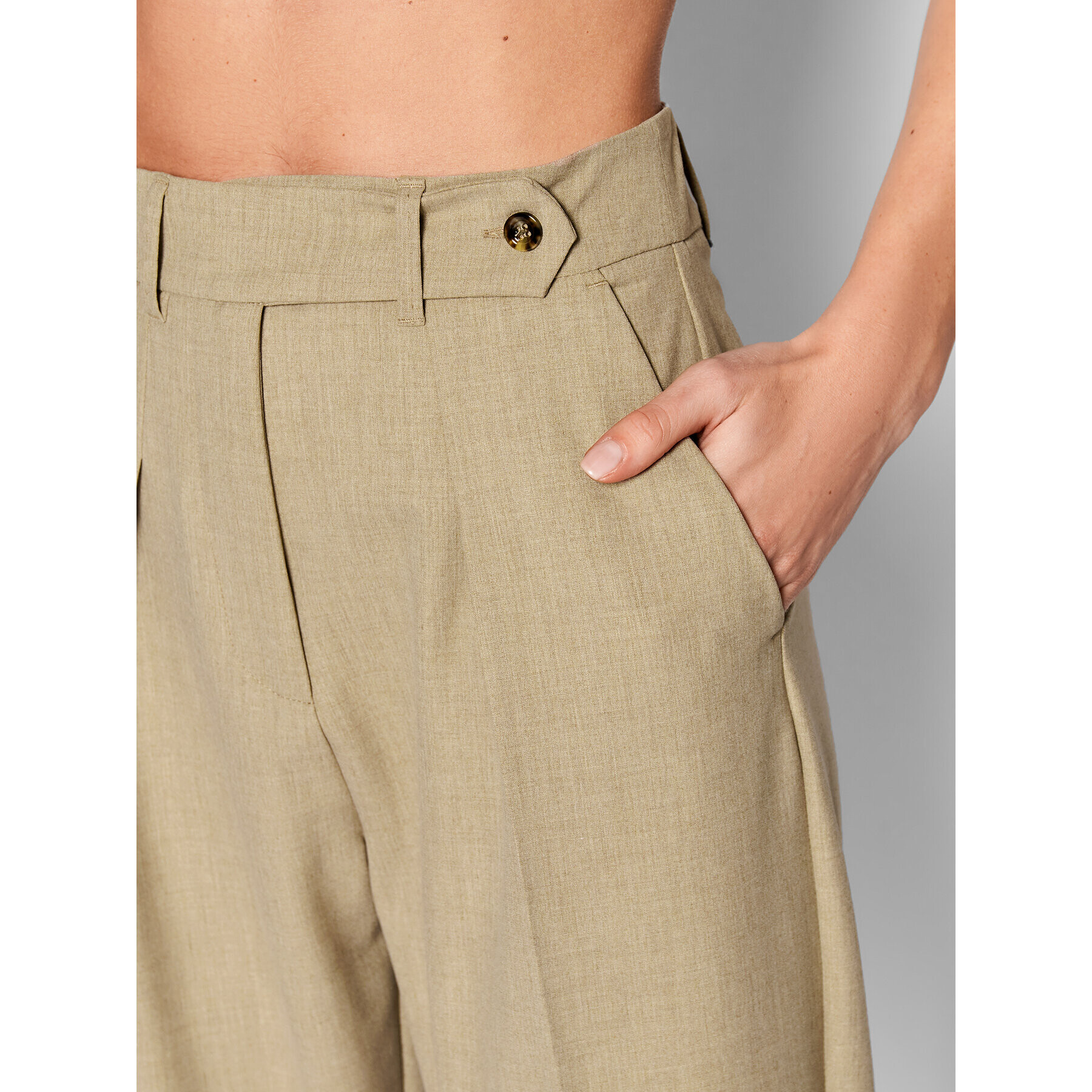 Marella Pantaloni chino Fantino 31362028 Bej Regular Fit - Pled.ro