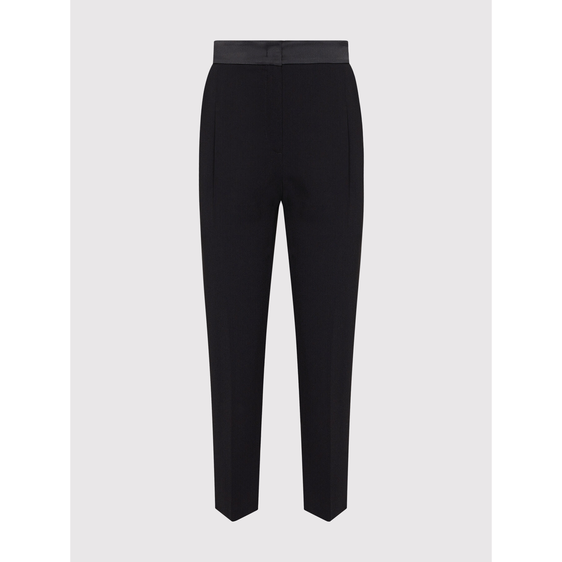 Marella Pantaloni chino Izabel 31360213 Negru Regular Fit - Pled.ro