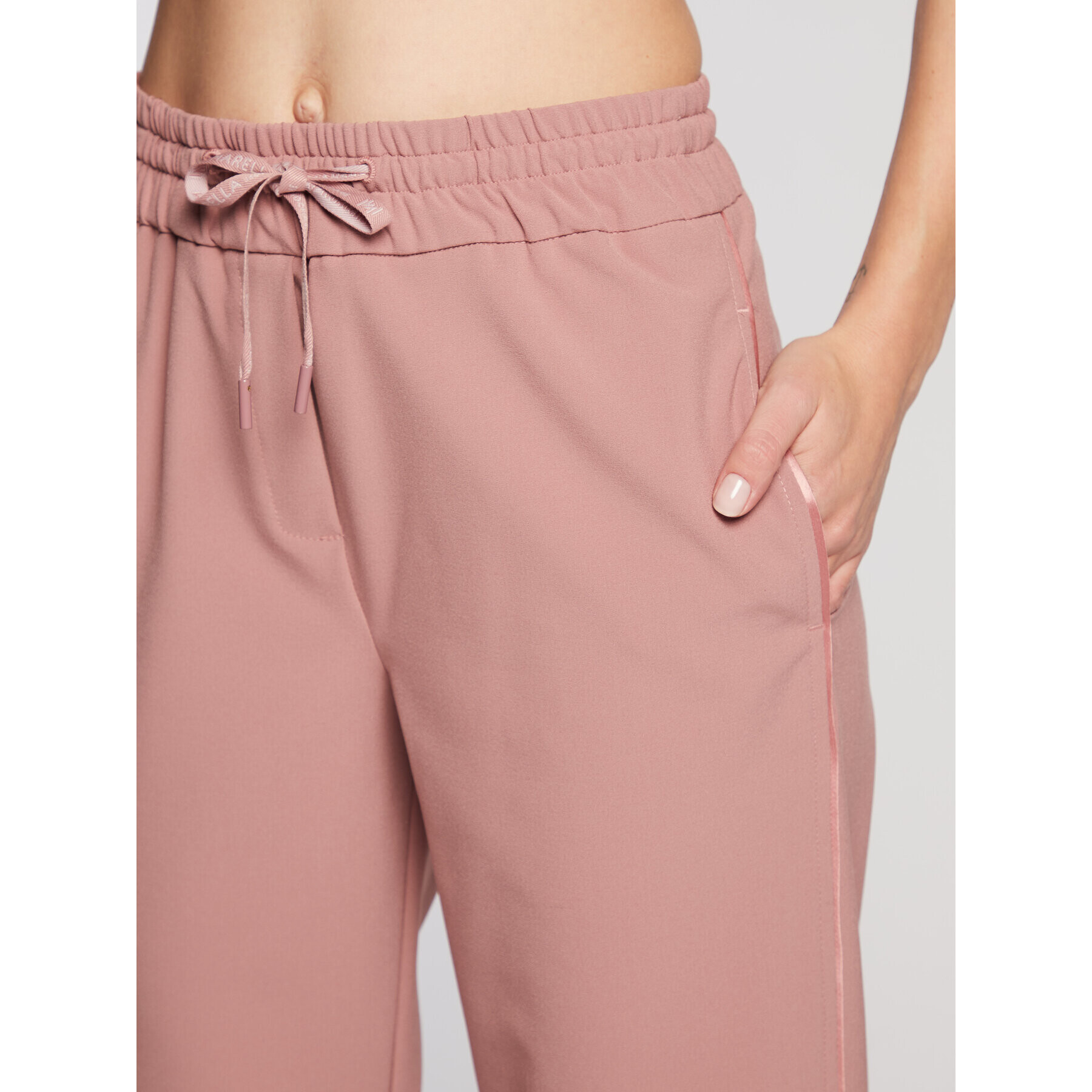 Marella Pantaloni din material Cento 31360529 Roz Regular Fit - Pled.ro