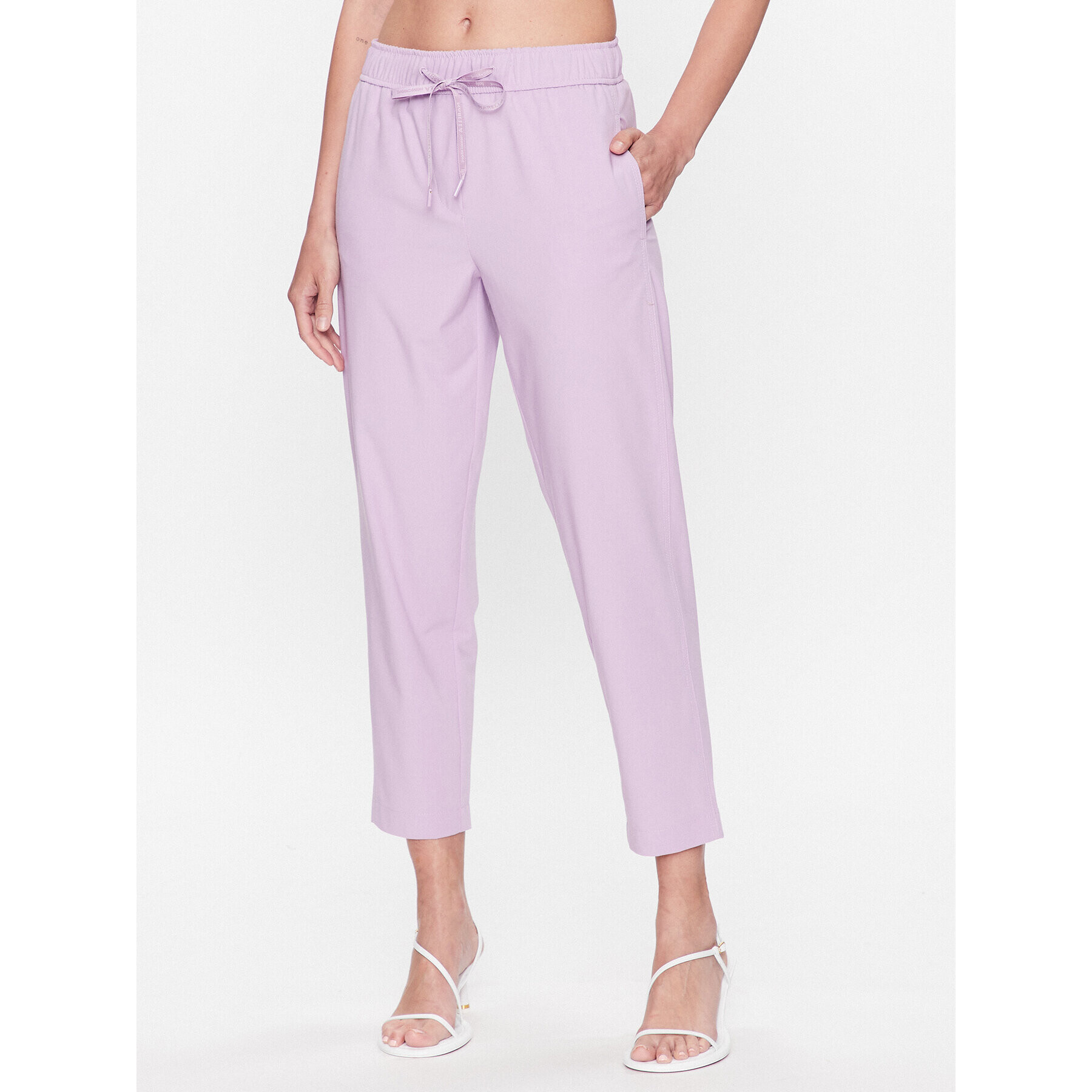 Marella Pantaloni din material Coro 2331310935 Violet Regular Fit - Pled.ro