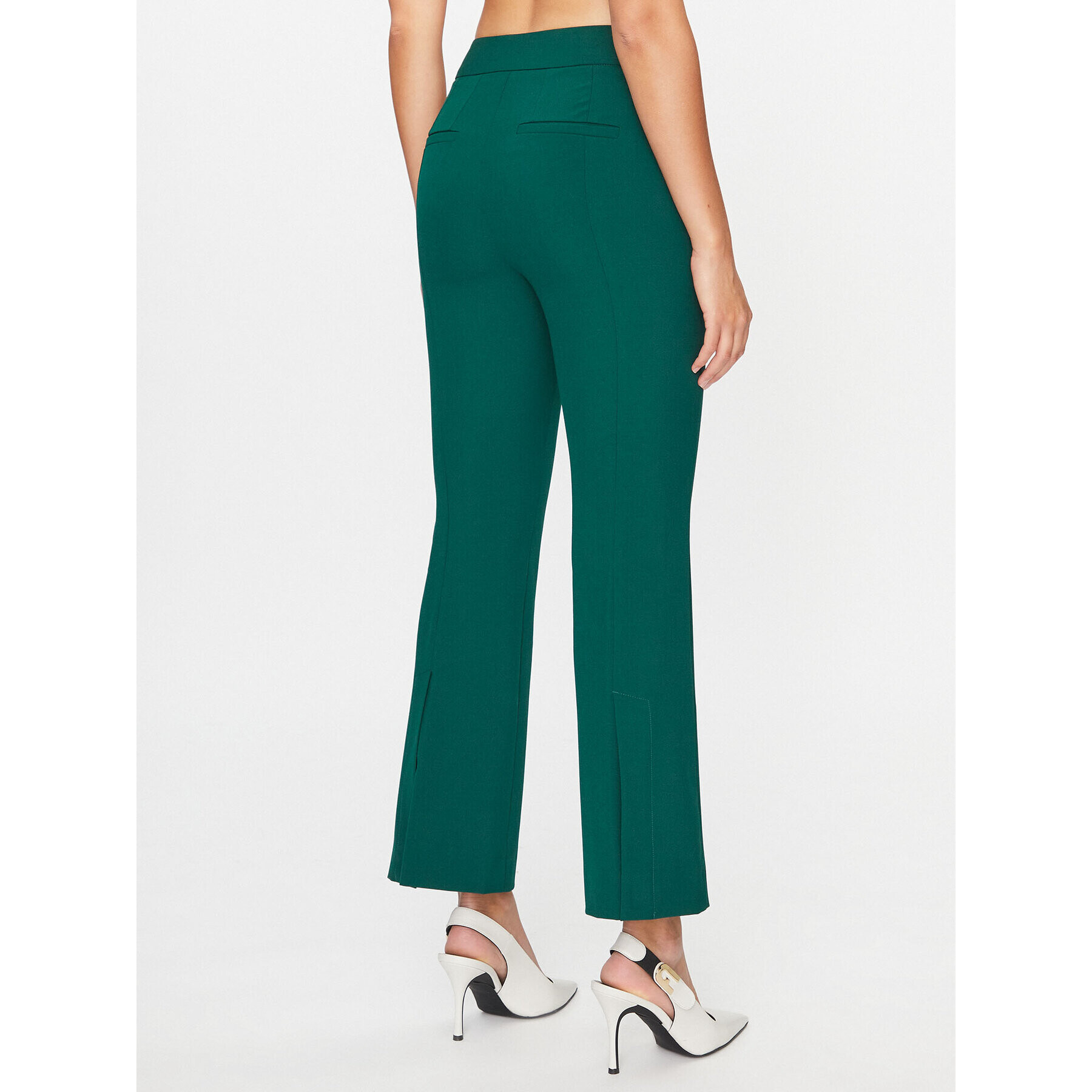 Marella Pantaloni din material Curzio 2331361738200 Verde Regular Fit - Pled.ro