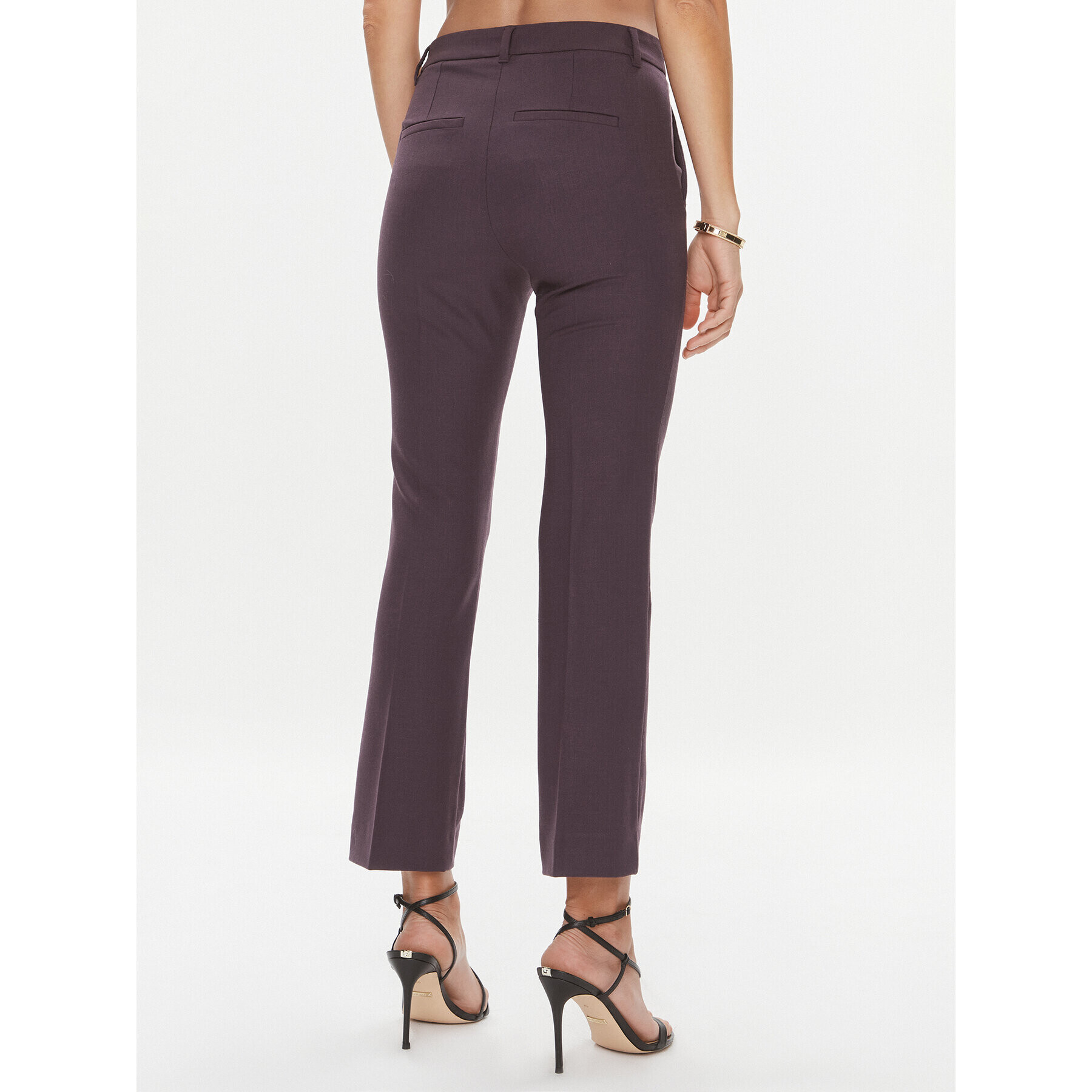 Marella Pantaloni din material Galvano 2331360736200 Violet Regular Fit - Pled.ro