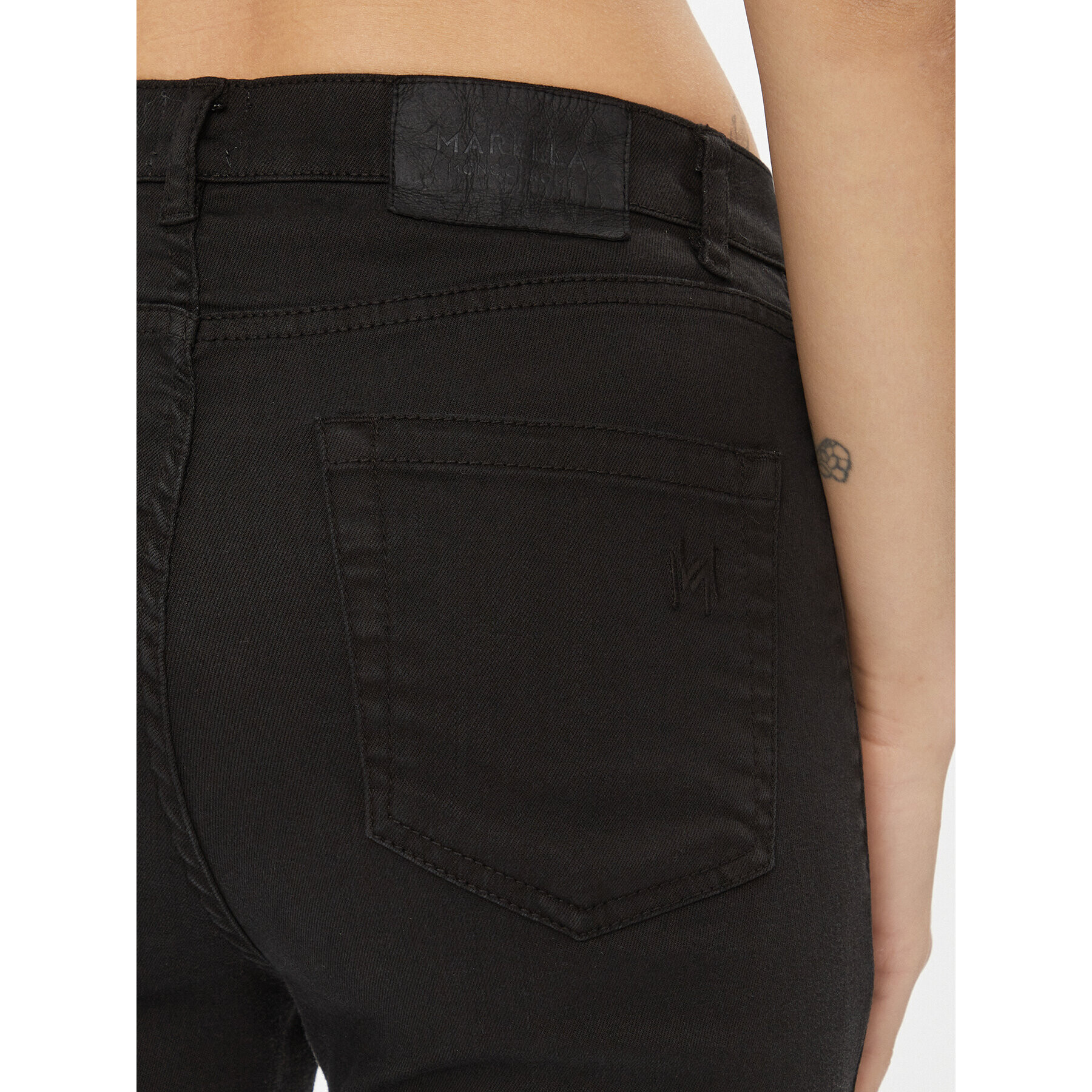 Marella Pantaloni din material Genova 2331360239200 Negru Regular Fit - Pled.ro