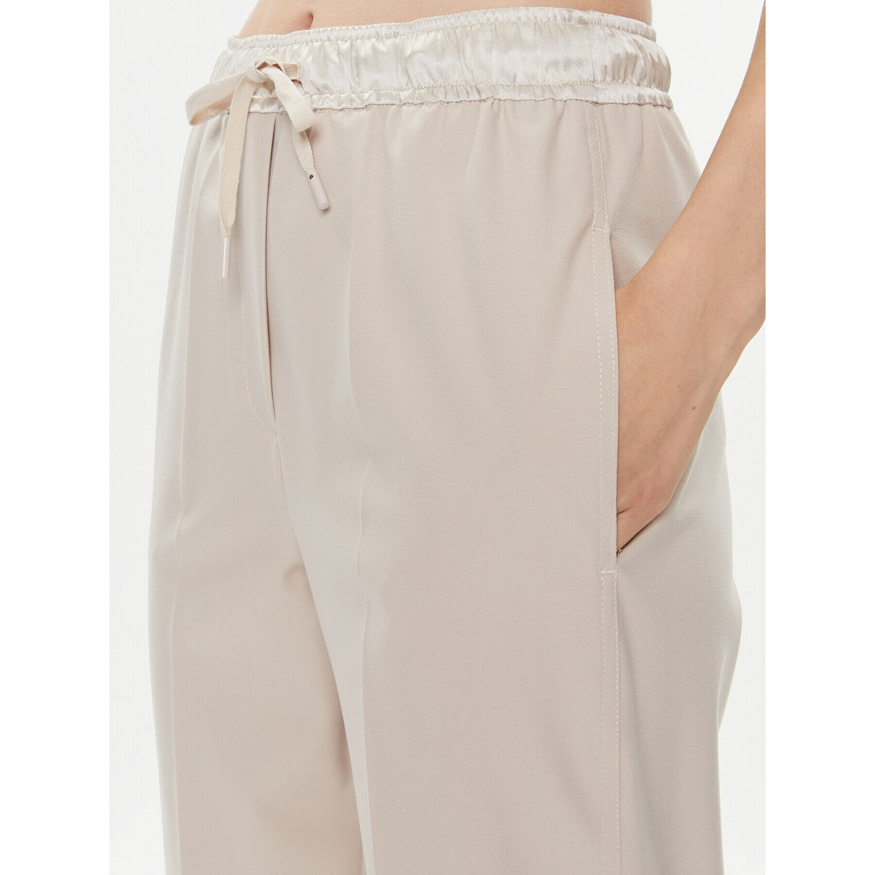 Marella Pantaloni din material Milva 2331360939200 Bej Regular Fit - Pled.ro