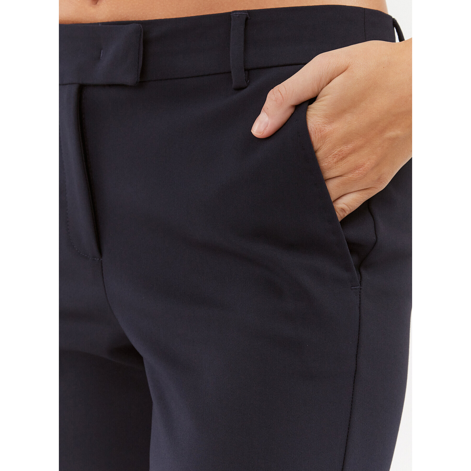 Marella Pantaloni din material Pirro 2331360738200 Bleumarin Regular Fit - Pled.ro