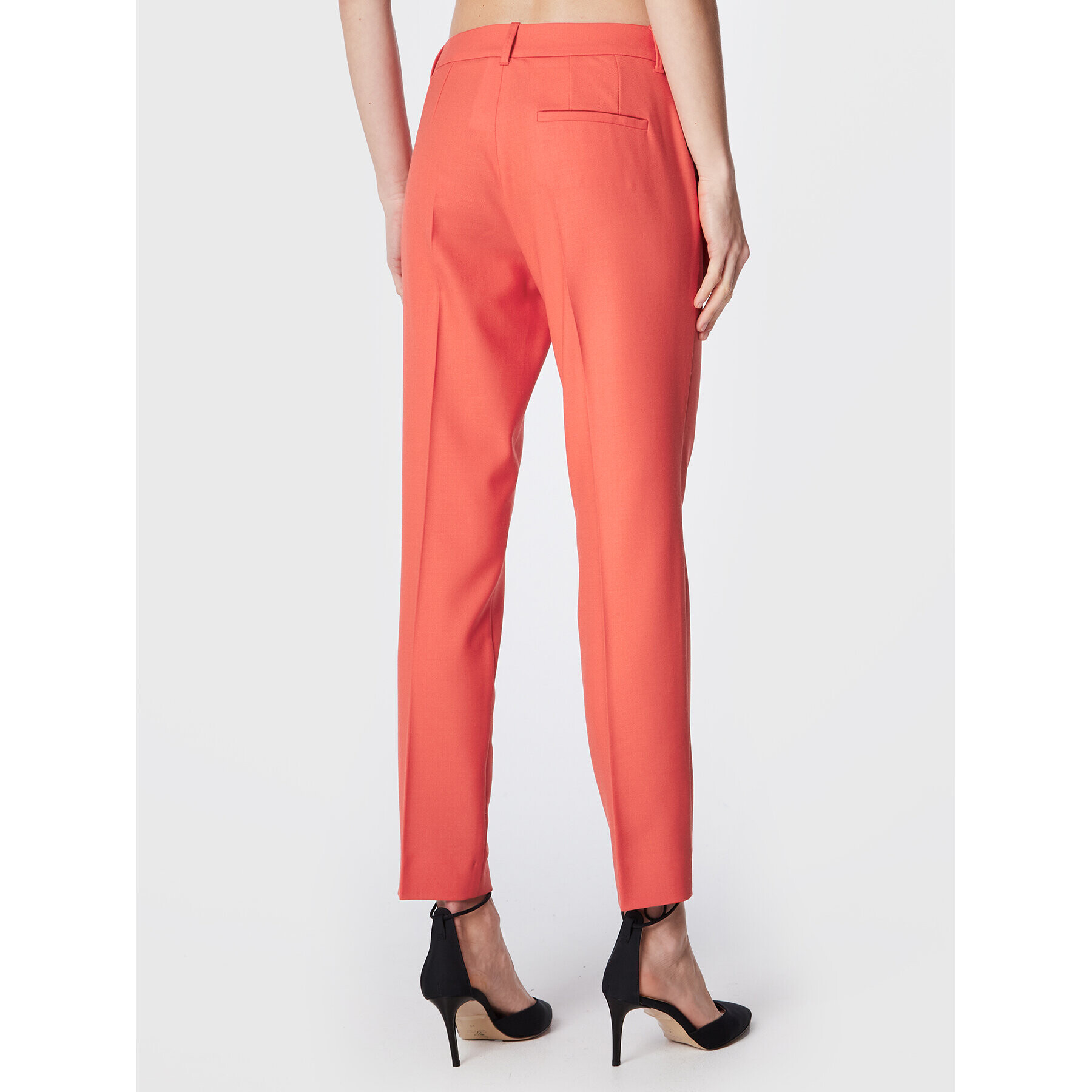 Marella Pantaloni din material Porto 31360426 Roșu Regular Fit - Pled.ro