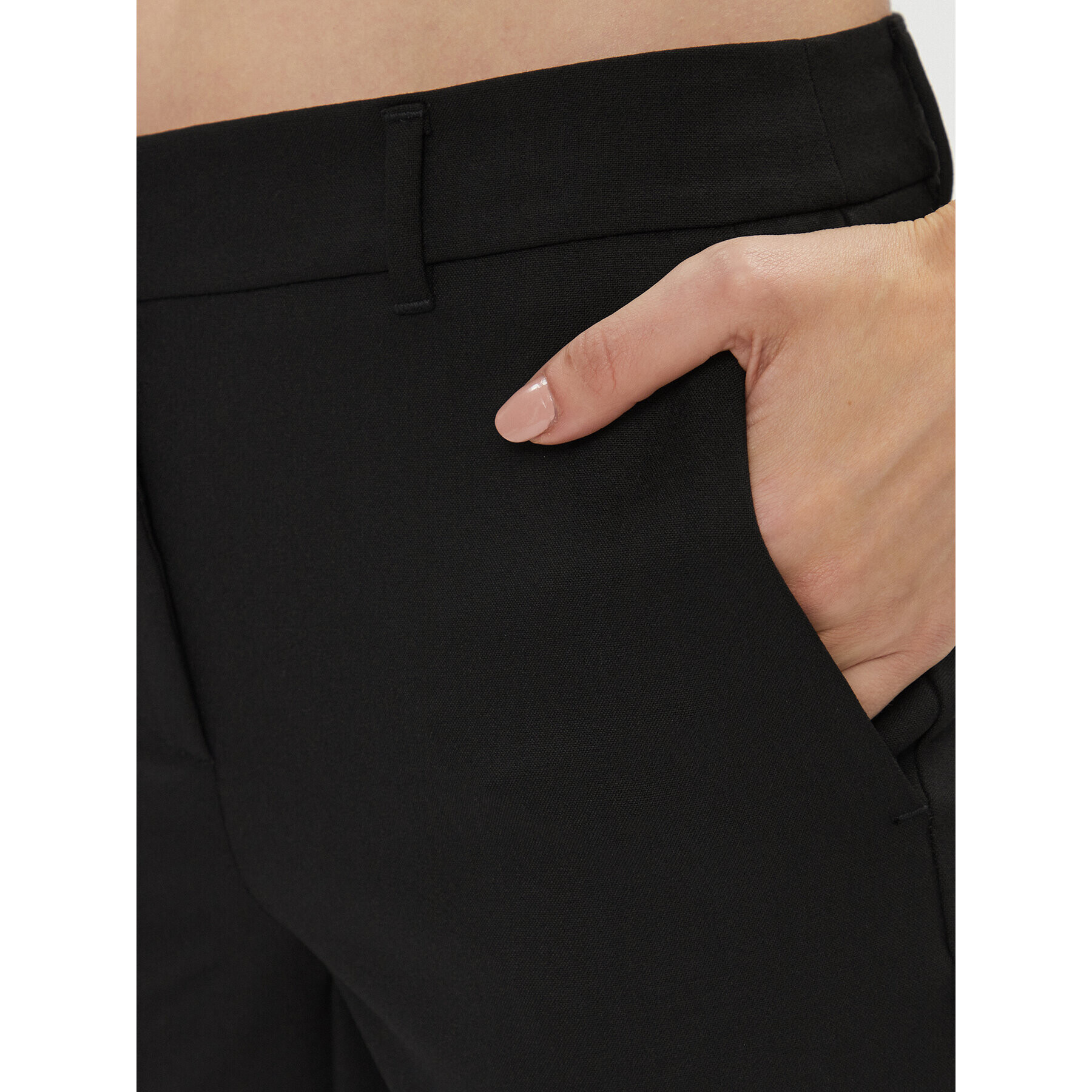 Marella Pantaloni din material Prua 2331361636200 Negru Regular Fit - Pled.ro