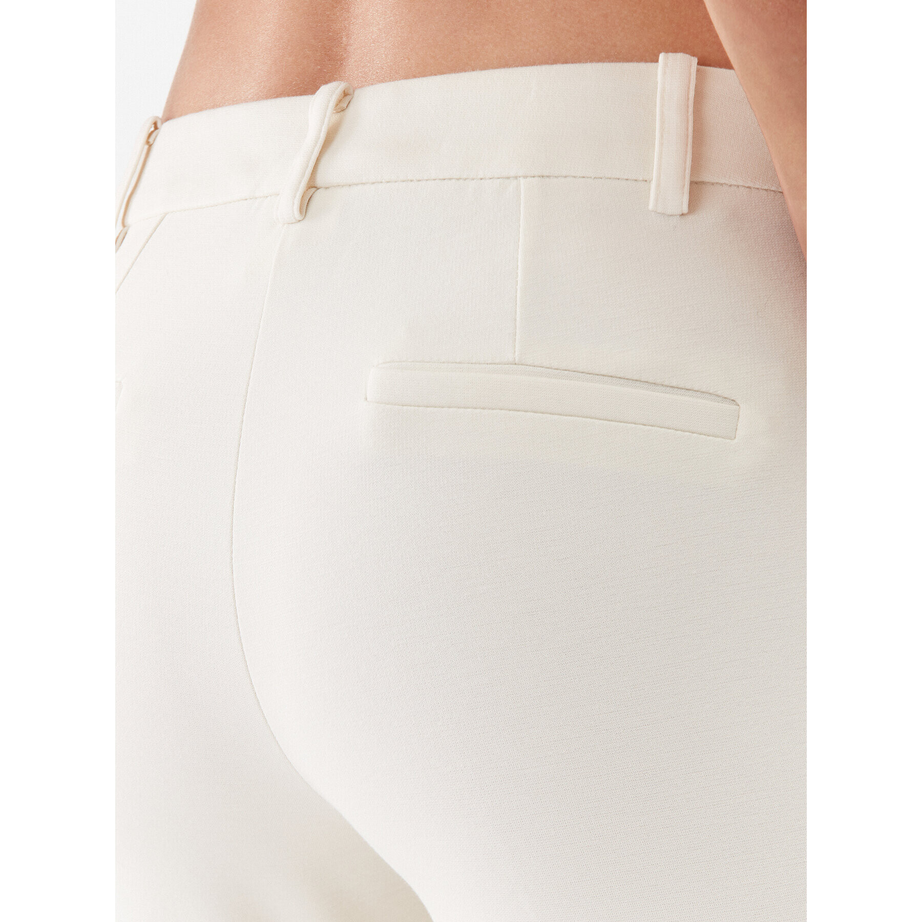 Marella Pantaloni din material Raphael 2337860337200 Alb Regular Fit - Pled.ro