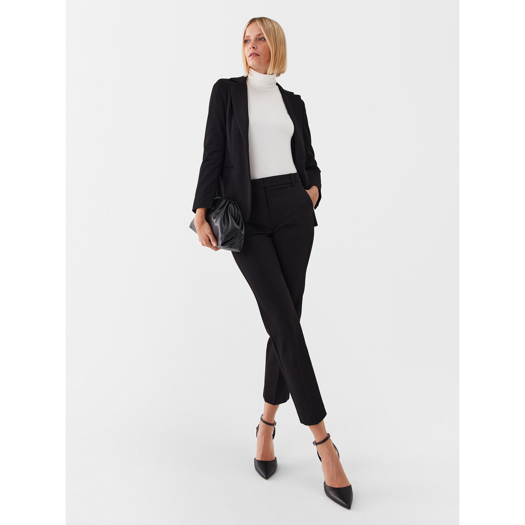 Marella Pantaloni din material Raphael 2337860337200 Negru Regular Fit - Pled.ro