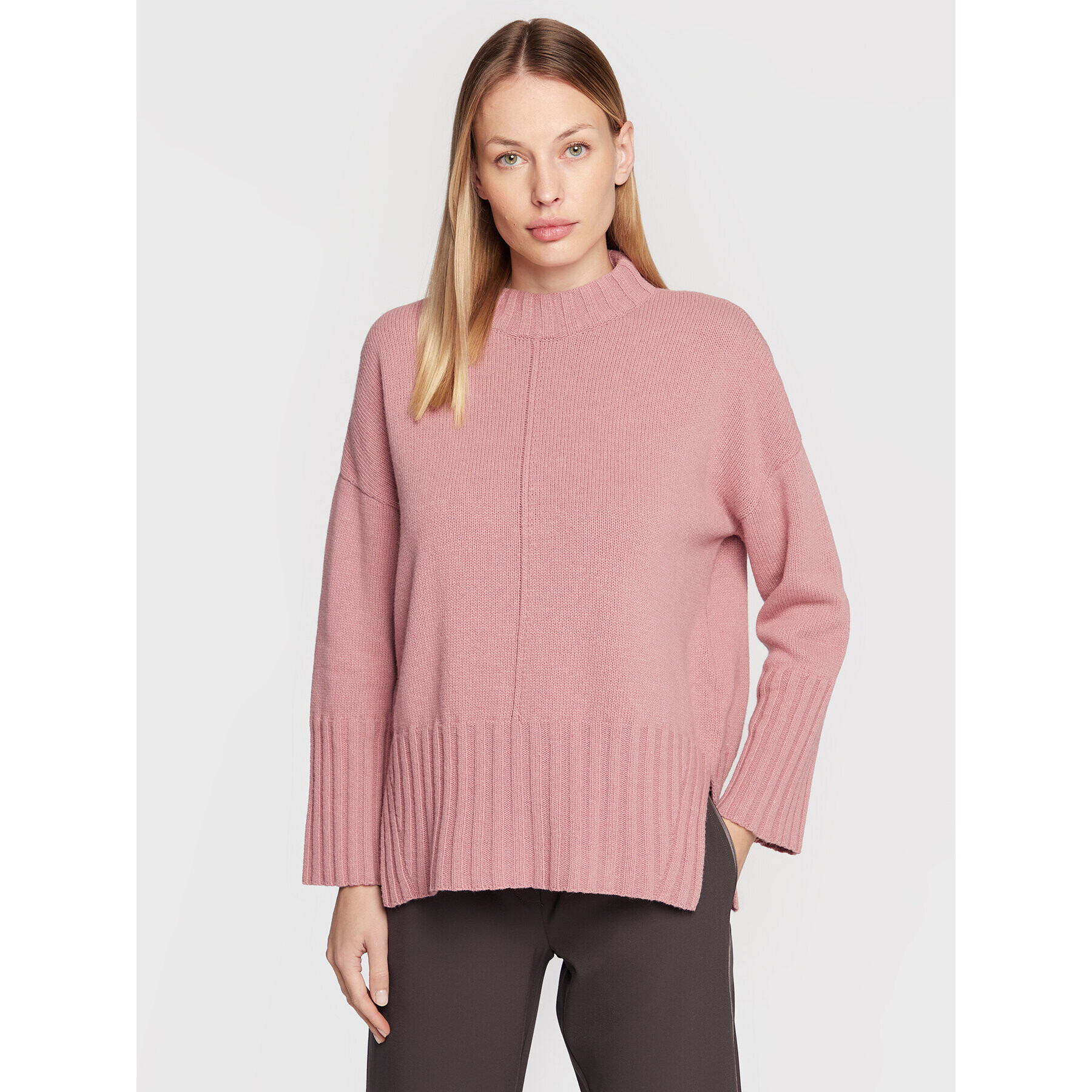 Marella Pulover Vadet 33661829 Roz Oversize - Pled.ro