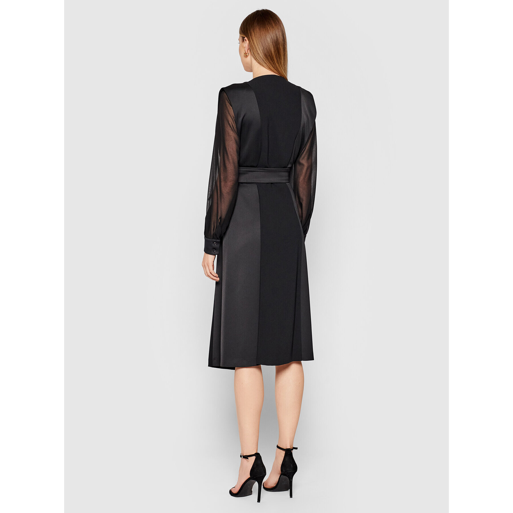 Marella Rochie cocktail Fabbro 32260413 Negru Regular Fit - Pled.ro