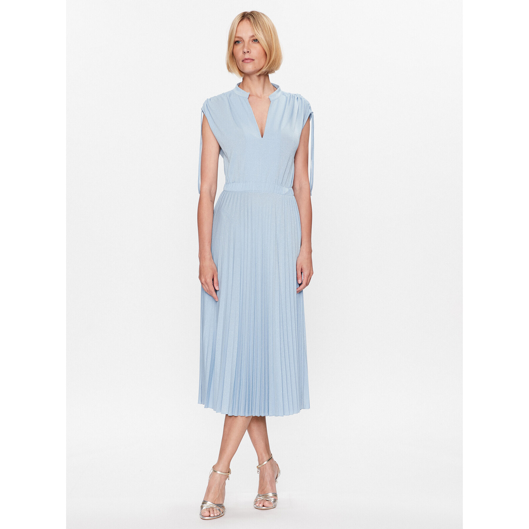 Marella Rochie cocktail Lido 2336210235 Albastru Regular Fit - Pled.ro