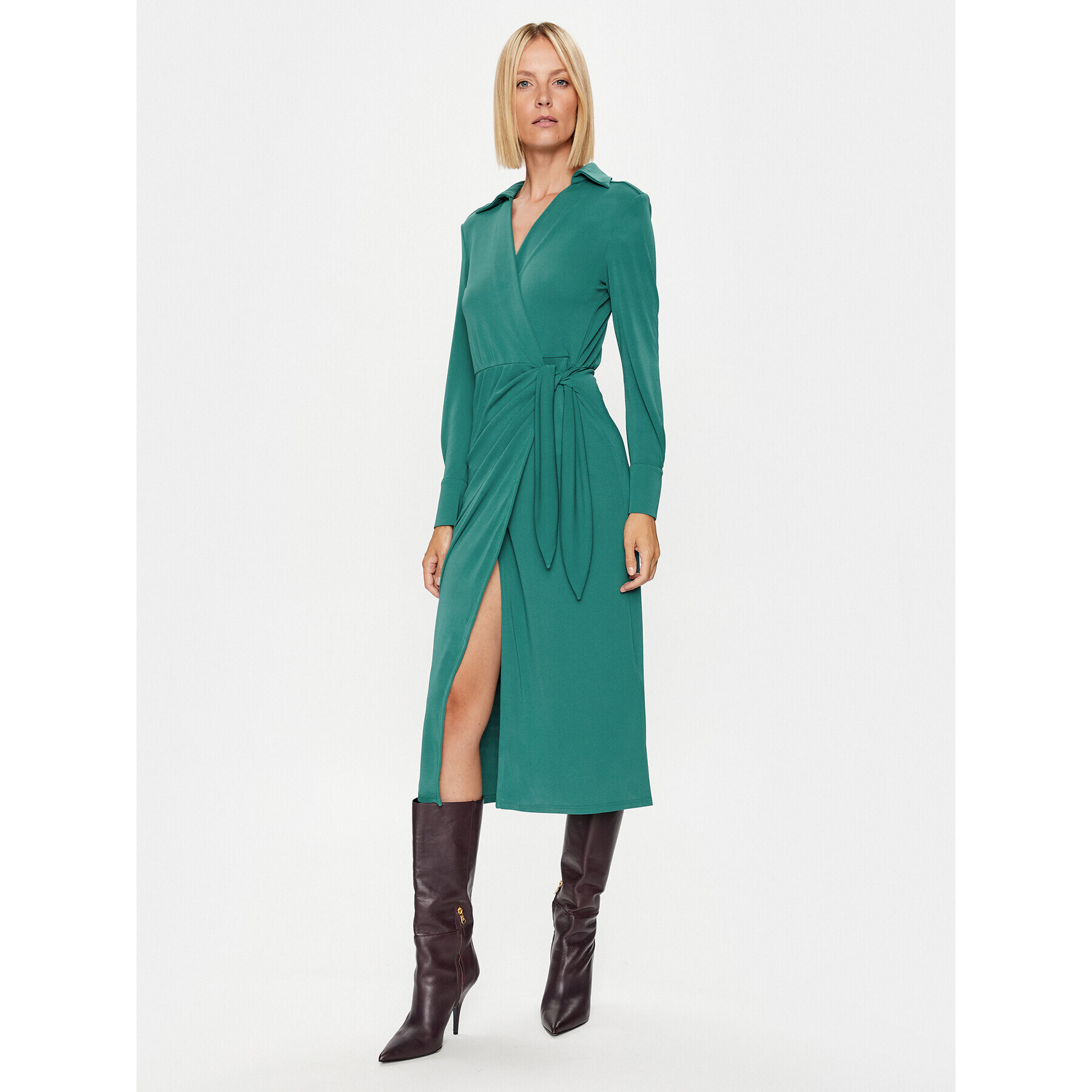 Marella Rochie de zi Pier 2336260637200 Verde Regular Fit - Pled.ro