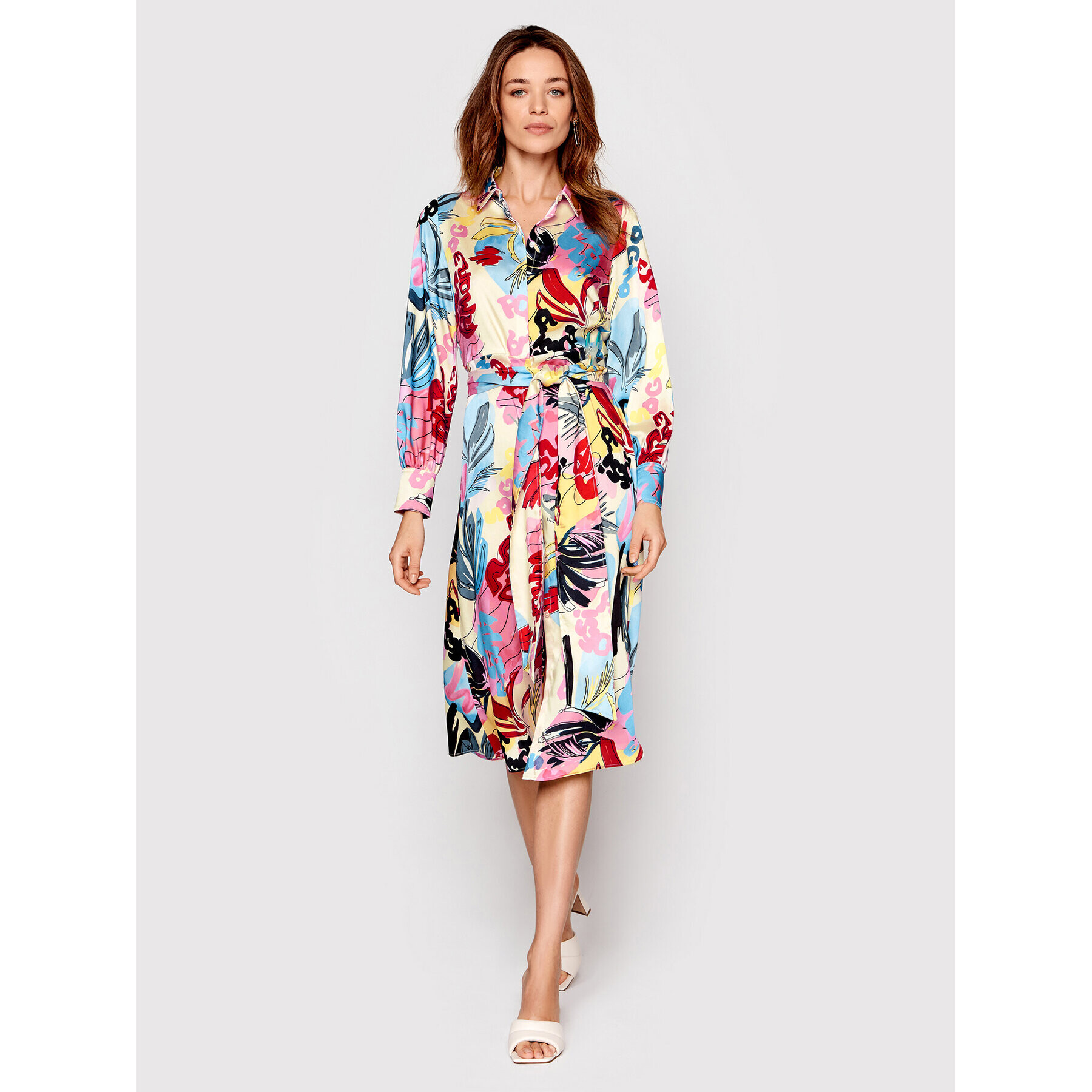 Marella Rochie tip cămașă Verbano 32212021 Colorat Regular Fit - Pled.ro