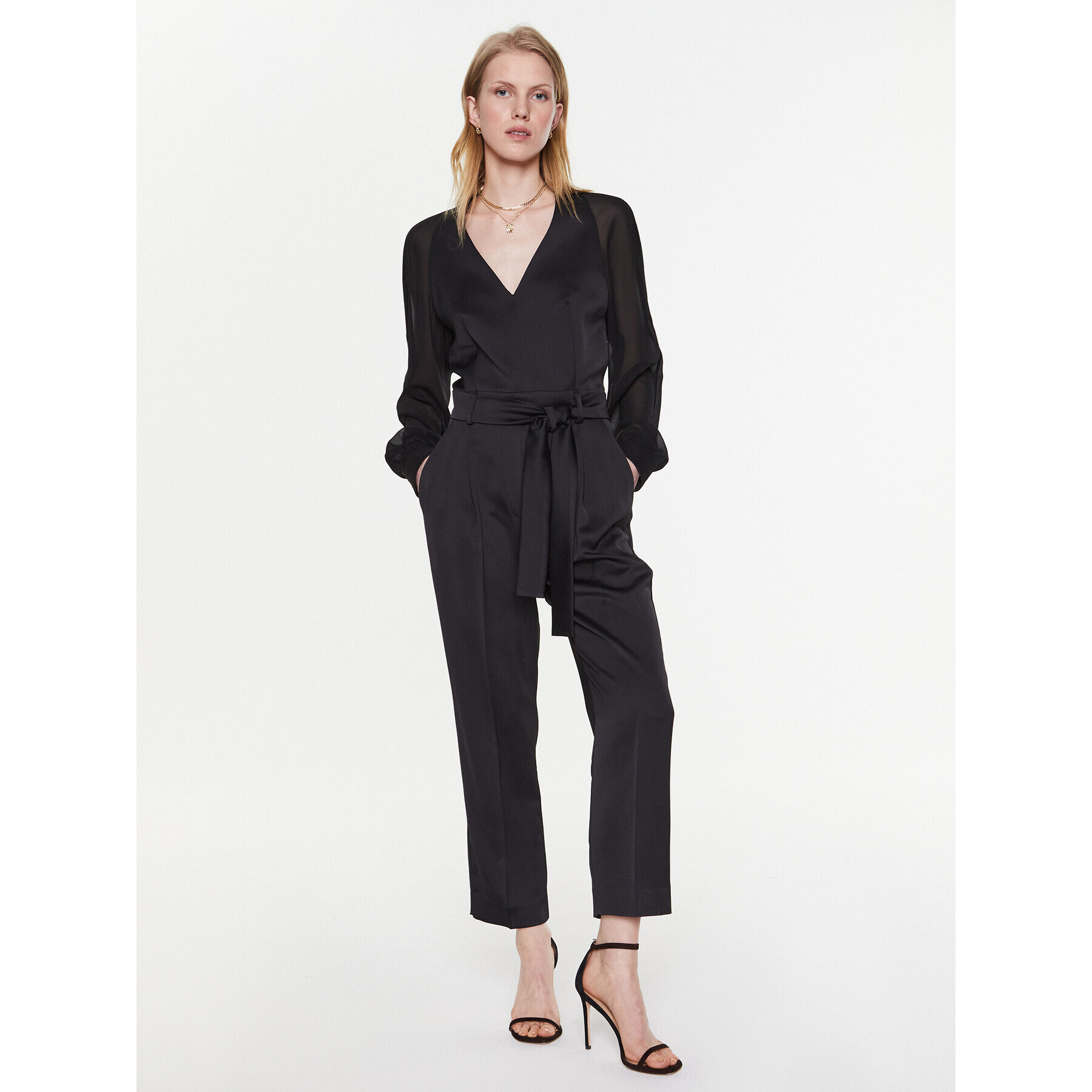 Marella Salopetă Perla 2332410133 Negru Regular Fit - Pled.ro