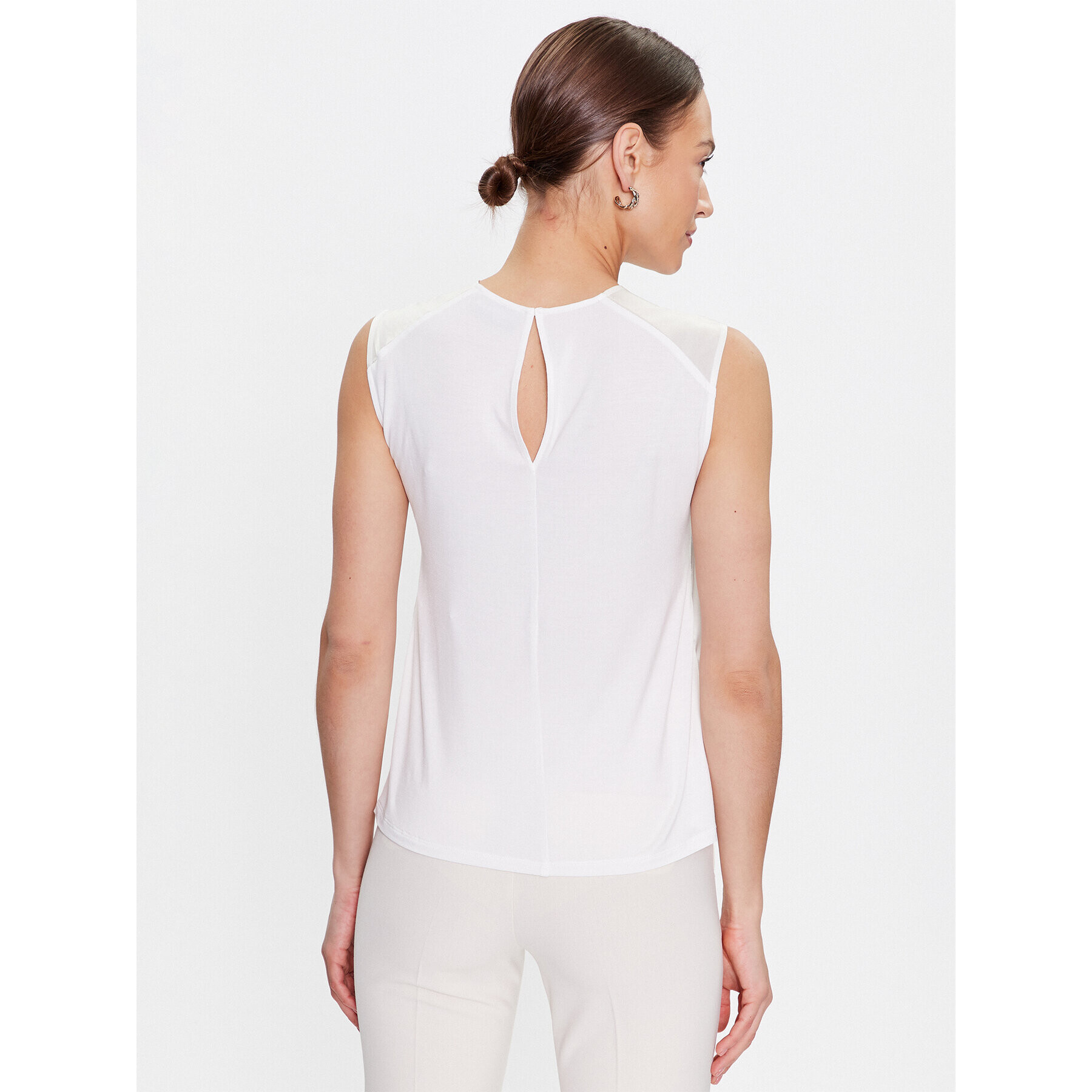 Marella Top Ovada 2331610131 Alb Regular Fit - Pled.ro