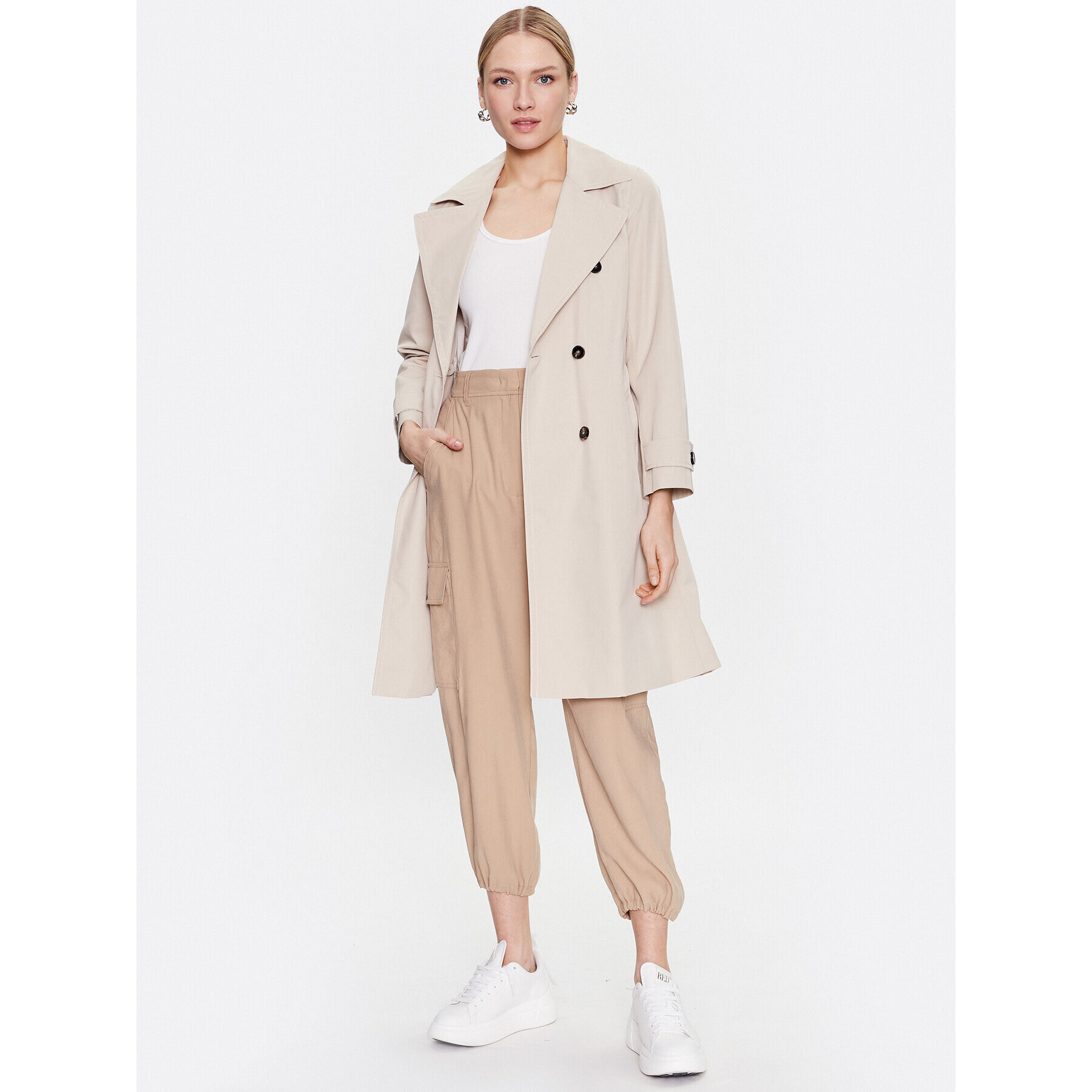 Marella Trench Siesta 2330210831 Bej Regular Fit - Pled.ro