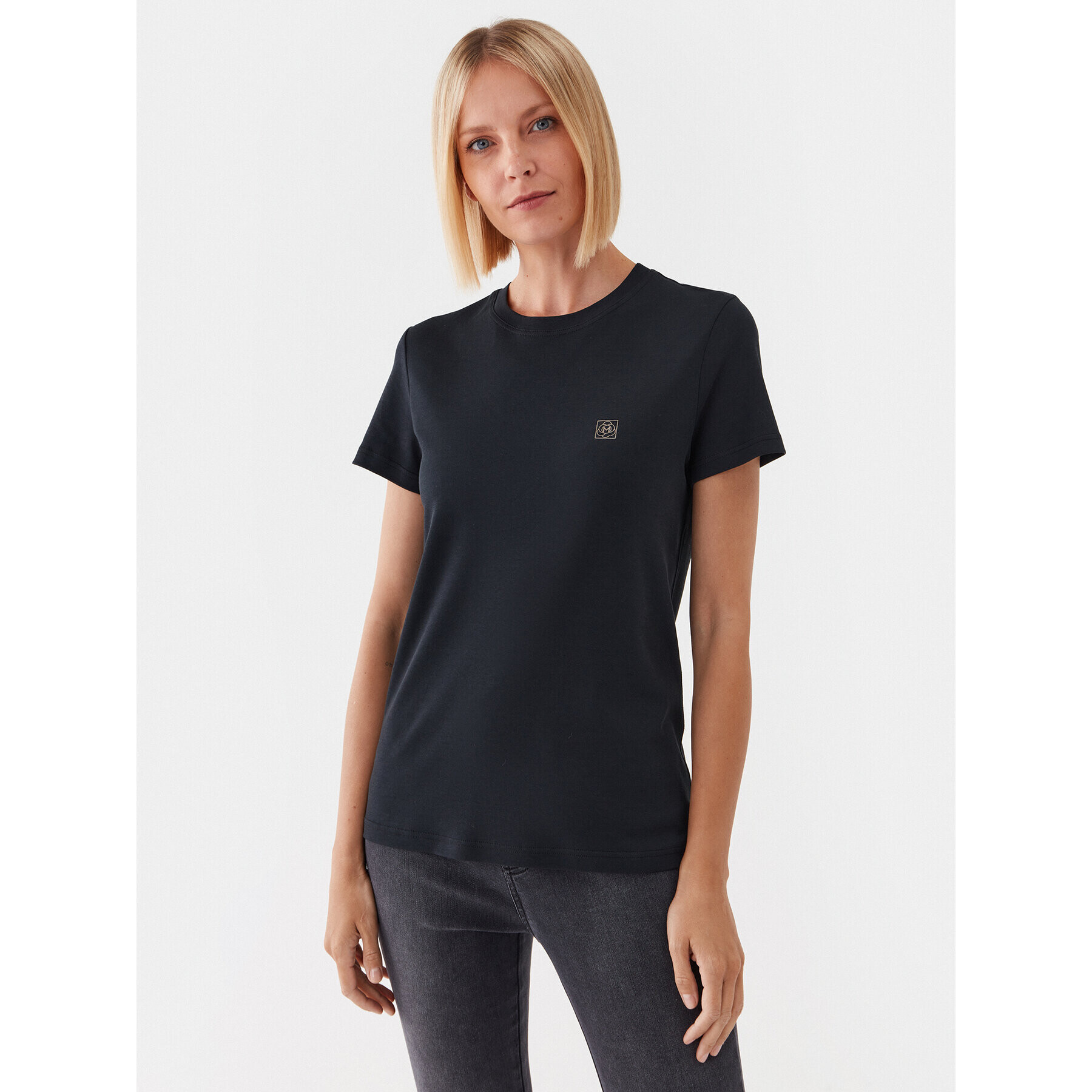 Marella Tricou Bill 2339760437200 Negru Regular Fit - Pled.ro