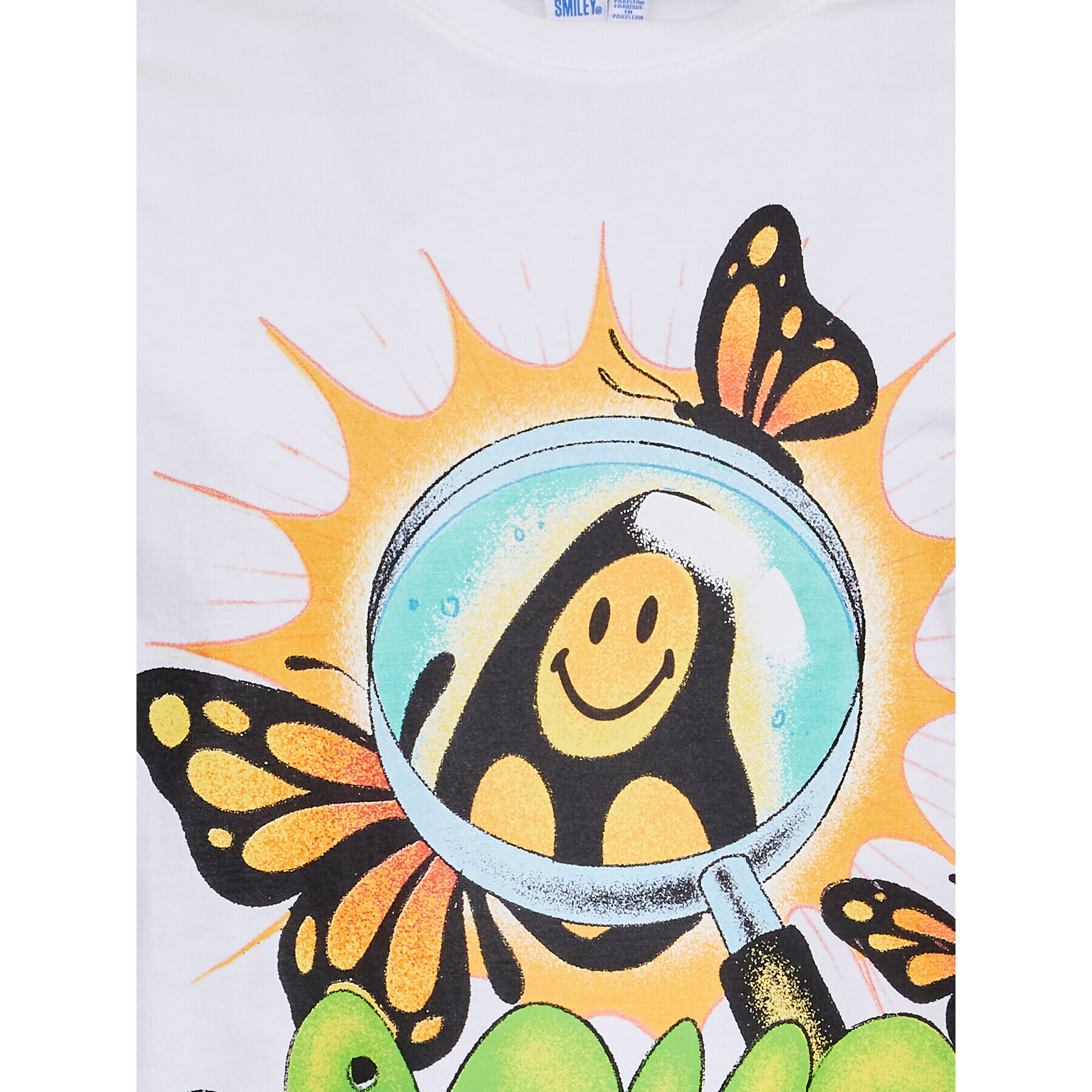 Market Tricou SMILEY 399001349 Alb Regular Fit - Pled.ro