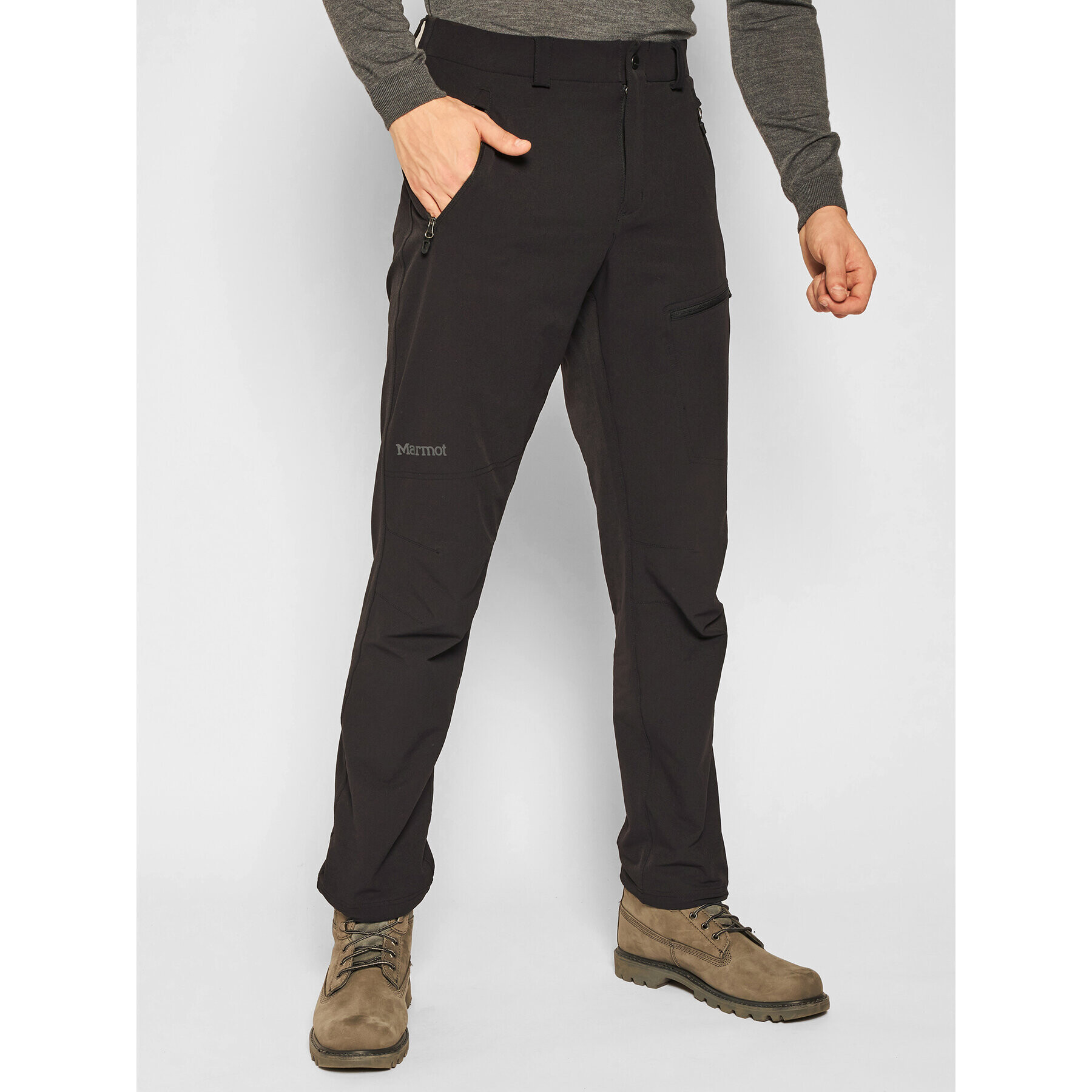 Marmot Pantaloni outdoor 81910 Negru Regular Fit - Pled.ro