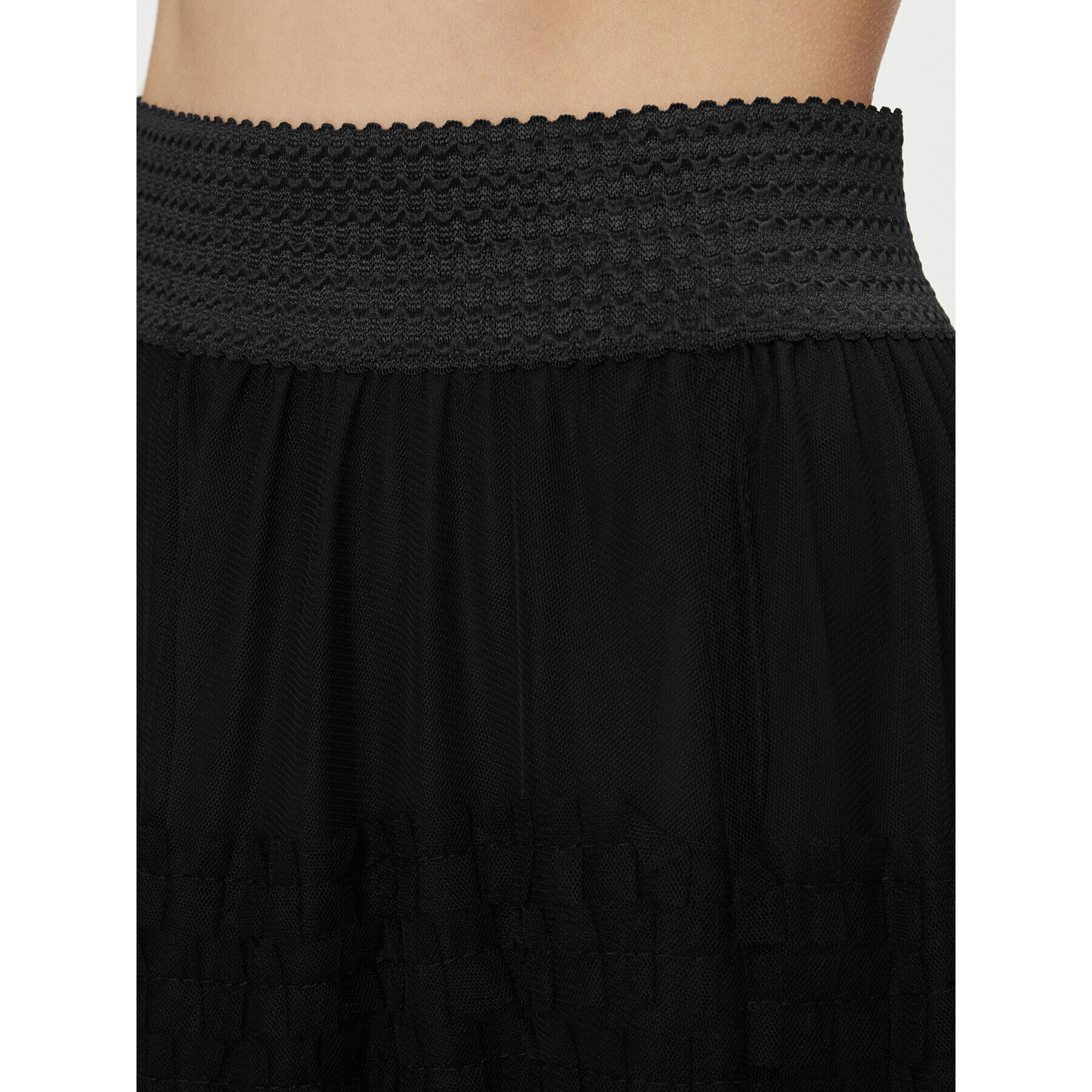 Maryley Fustă midi 23IB709/14NE Negru Regular Fit - Pled.ro