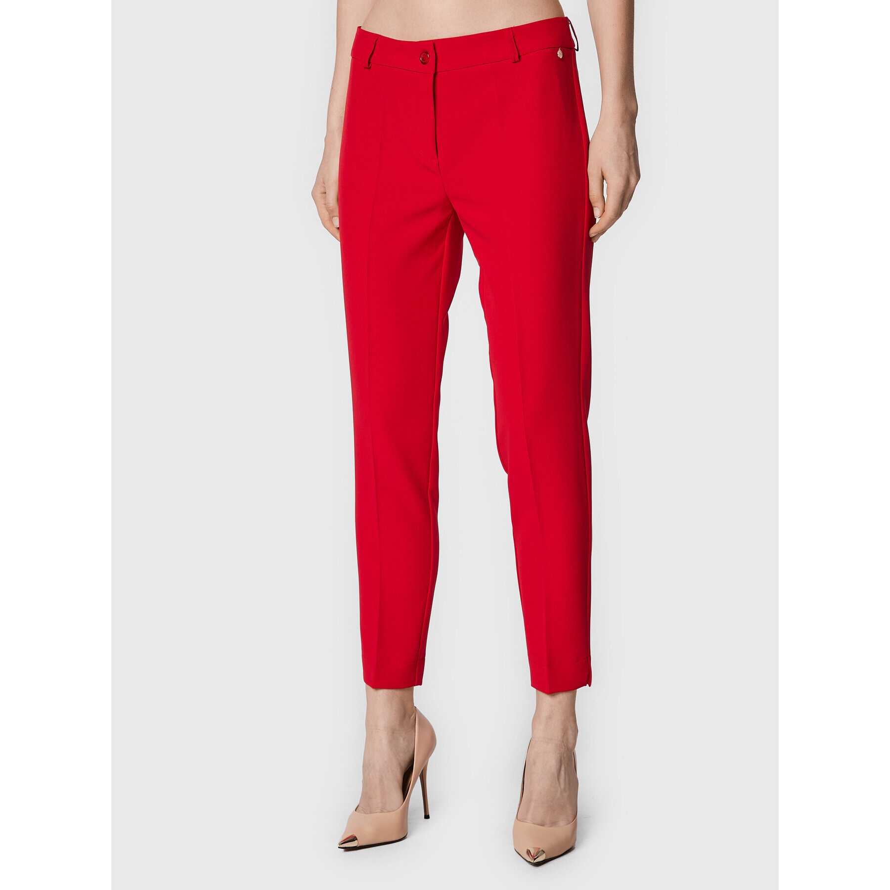 Maryley Pantaloni chino 22IB52Z/41RO Roșu Slim Fit - Pled.ro