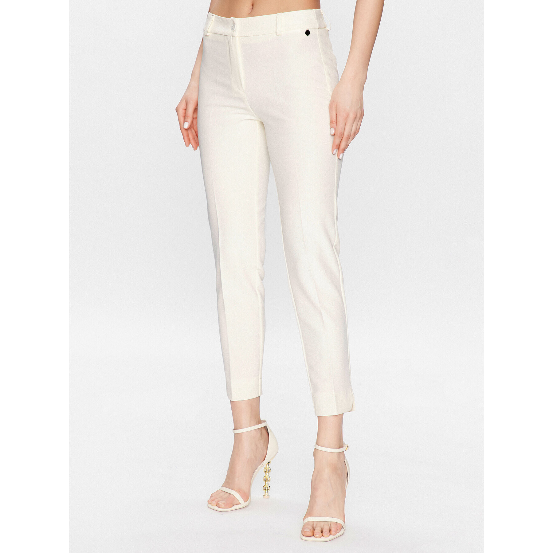 Maryley Pantaloni chino 23EB52Z/M08 Bej Slim Fit - Pled.ro