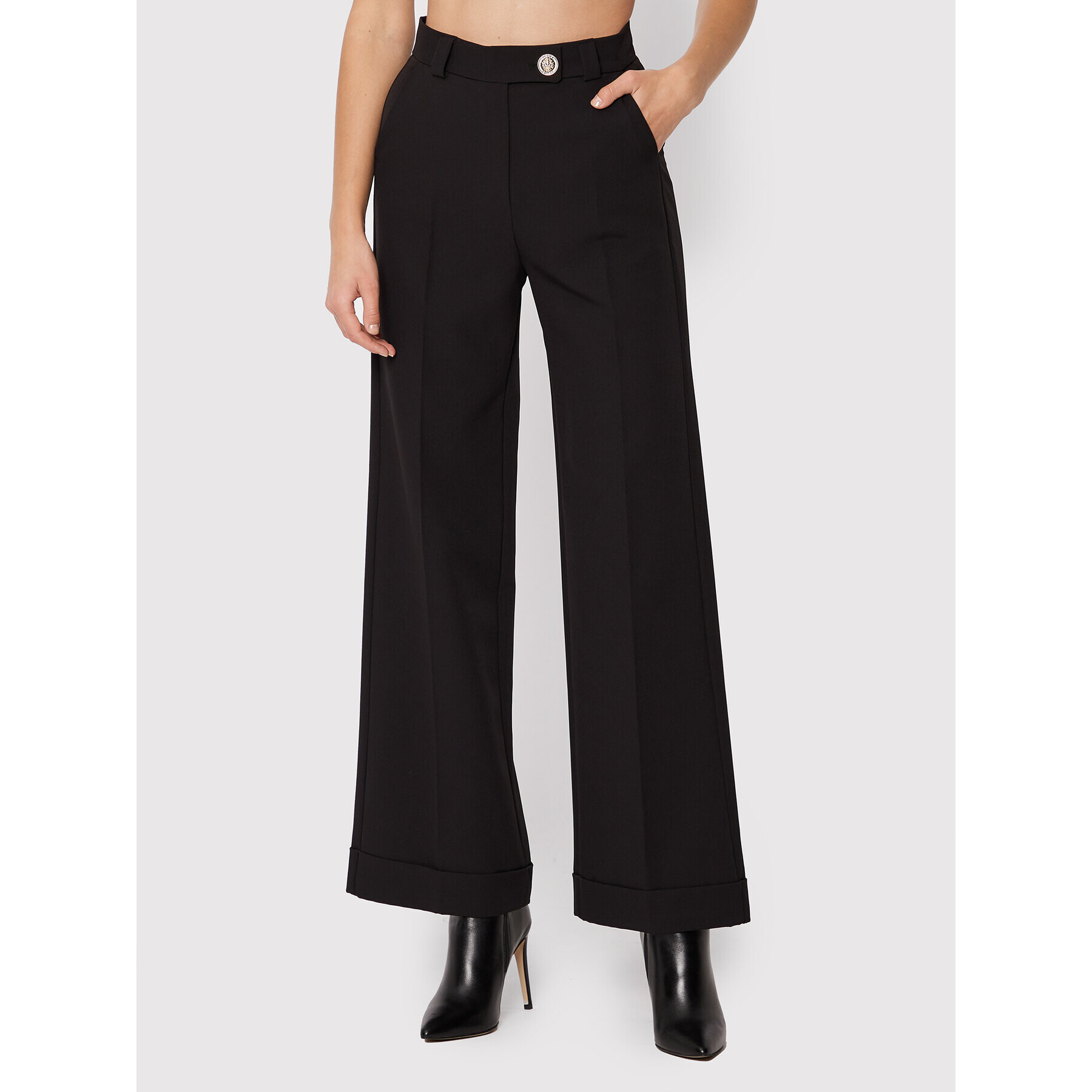 Maryley Pantaloni din material 22IB511/41NE Negru Regular Fit - Pled.ro