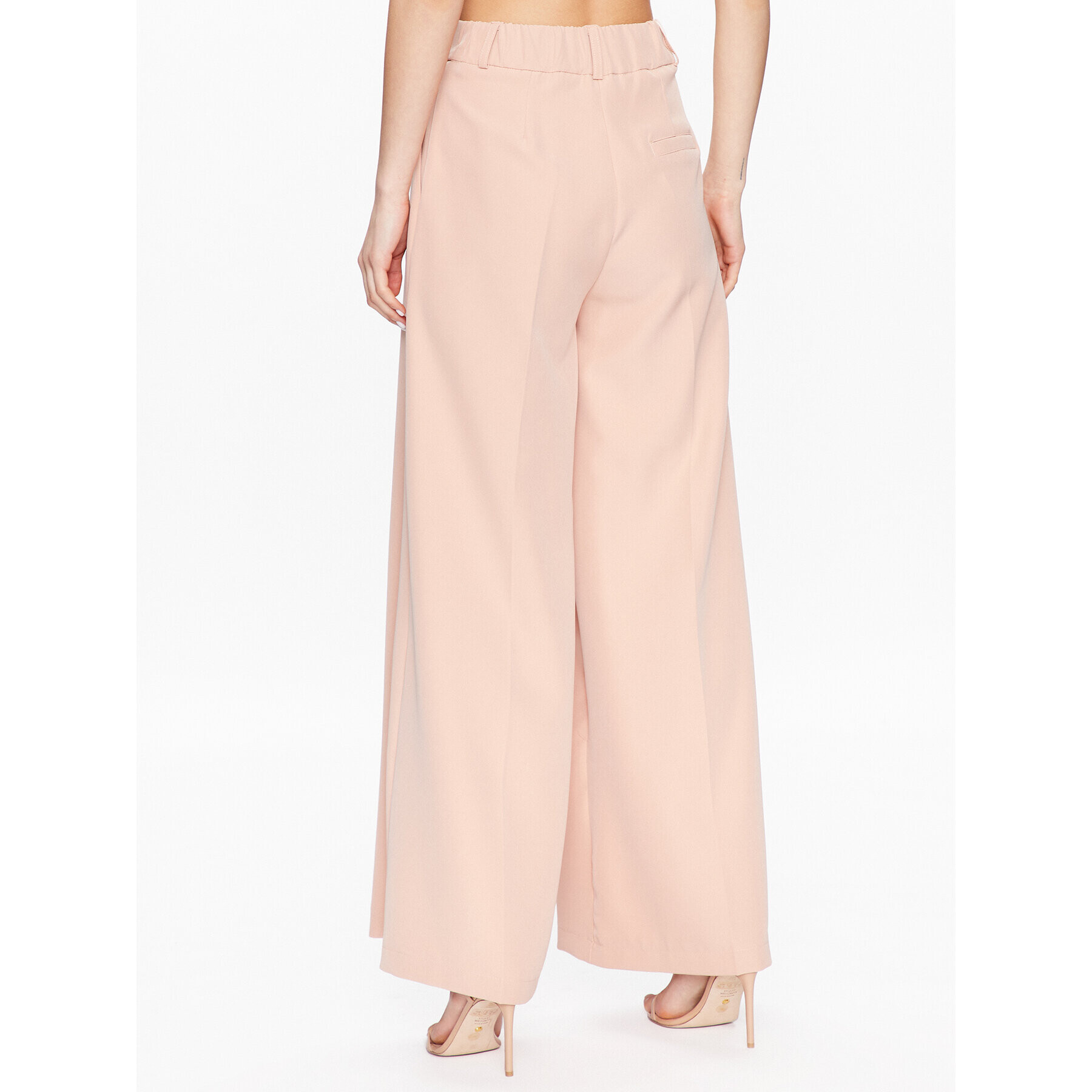 Maryley Pantaloni din material 23EB564/43NU Bej Relaxed Fit - Pled.ro