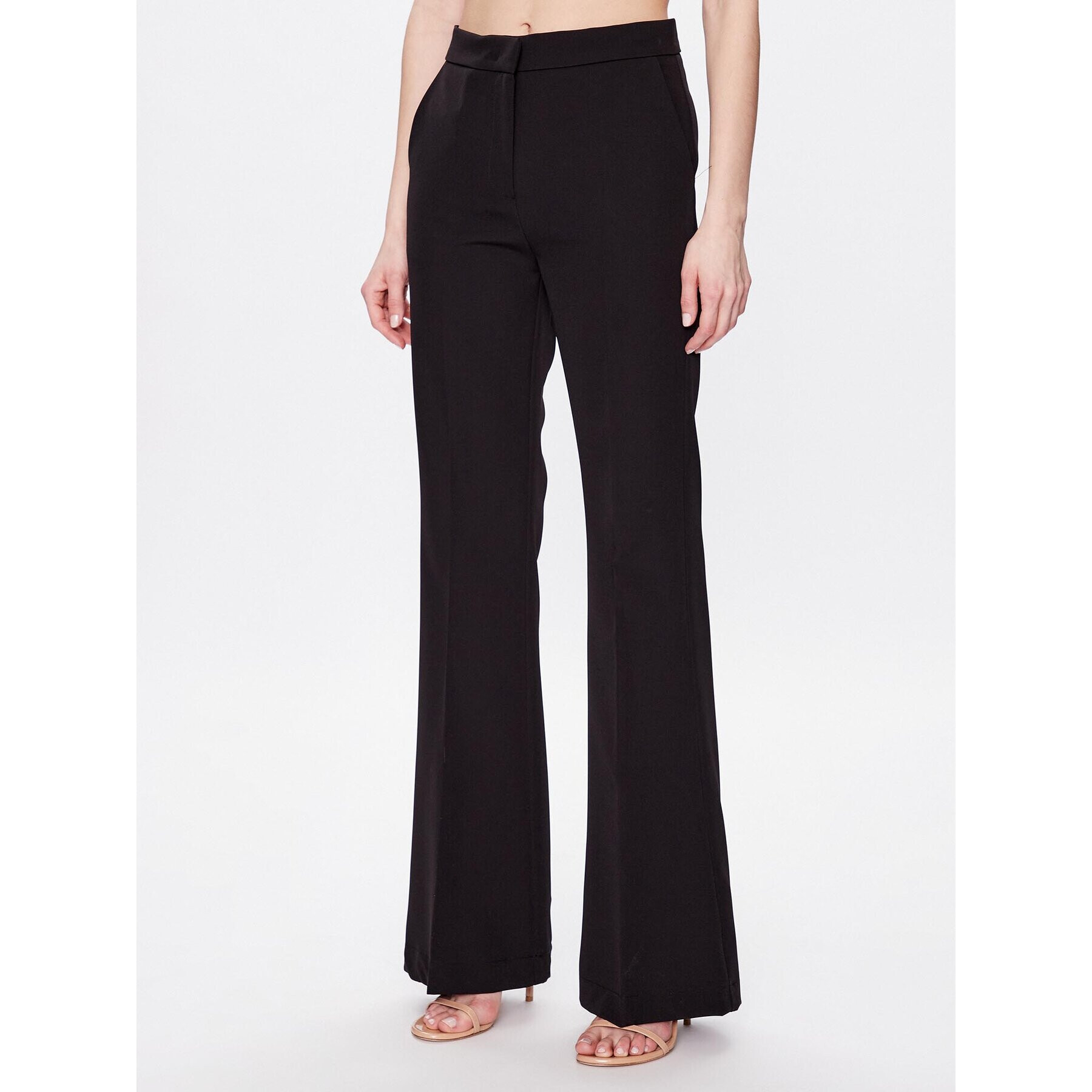 Maryley Pantaloni din material 23EB587/43NE Negru Regular Fit - Pled.ro