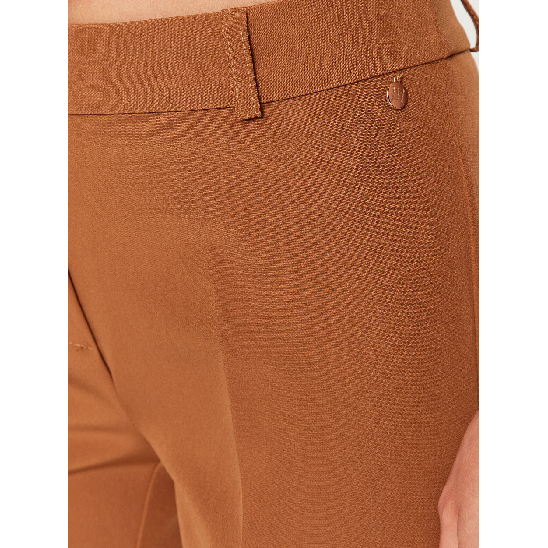 Maryley Pantaloni din material 23IB52Z/41AL Maro Regular Fit - Pled.ro