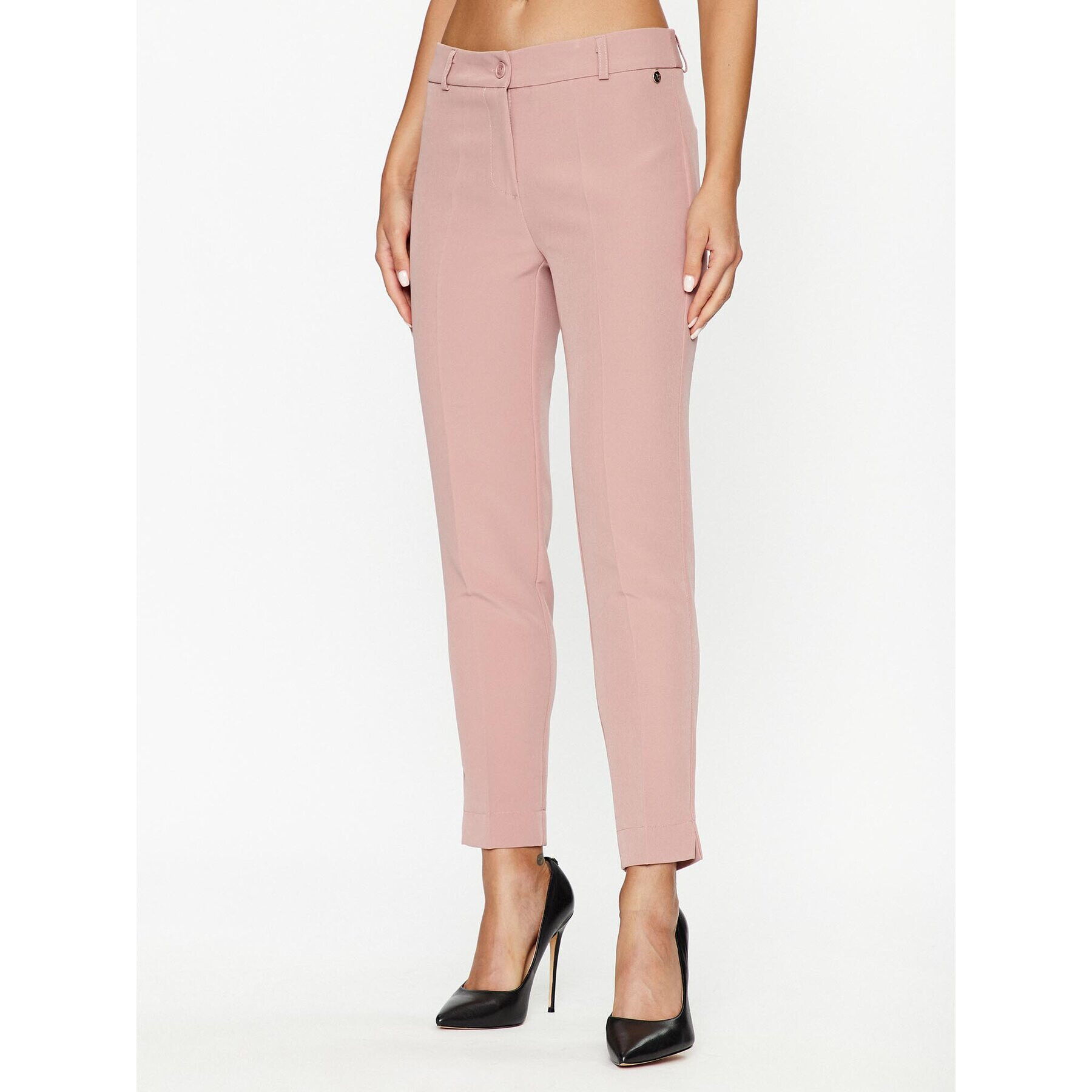 Maryley Pantaloni din material 23IB52Z/41CA Roz Regular Fit - Pled.ro