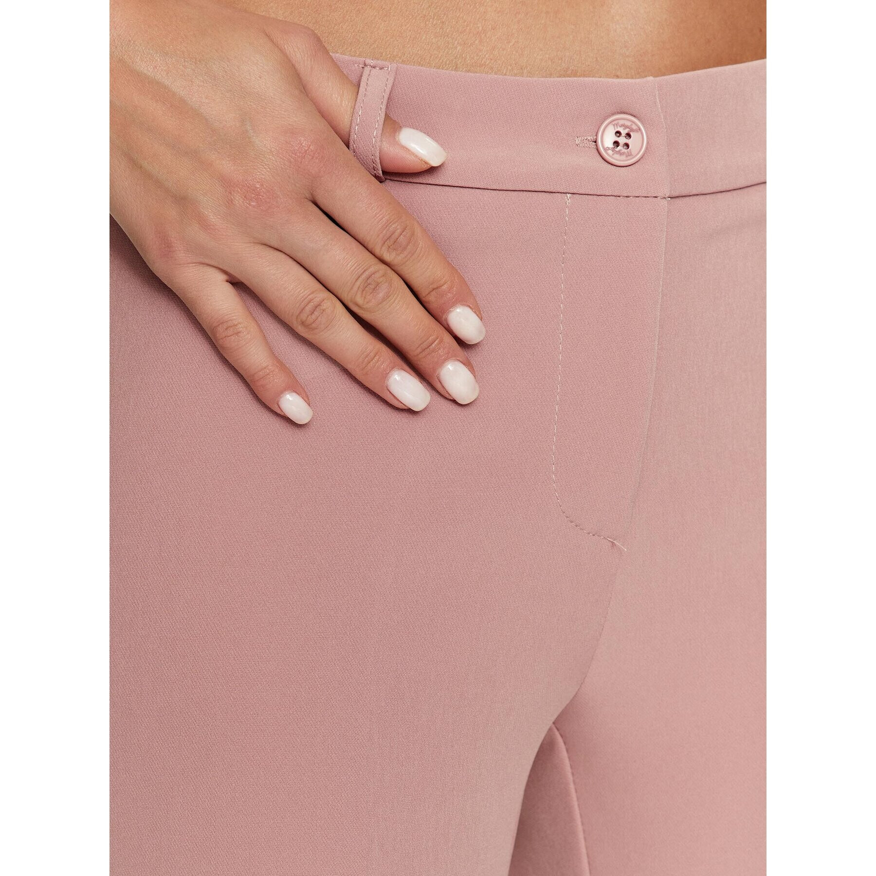 Maryley Pantaloni din material 23IB52Z/41CA Roz Regular Fit - Pled.ro