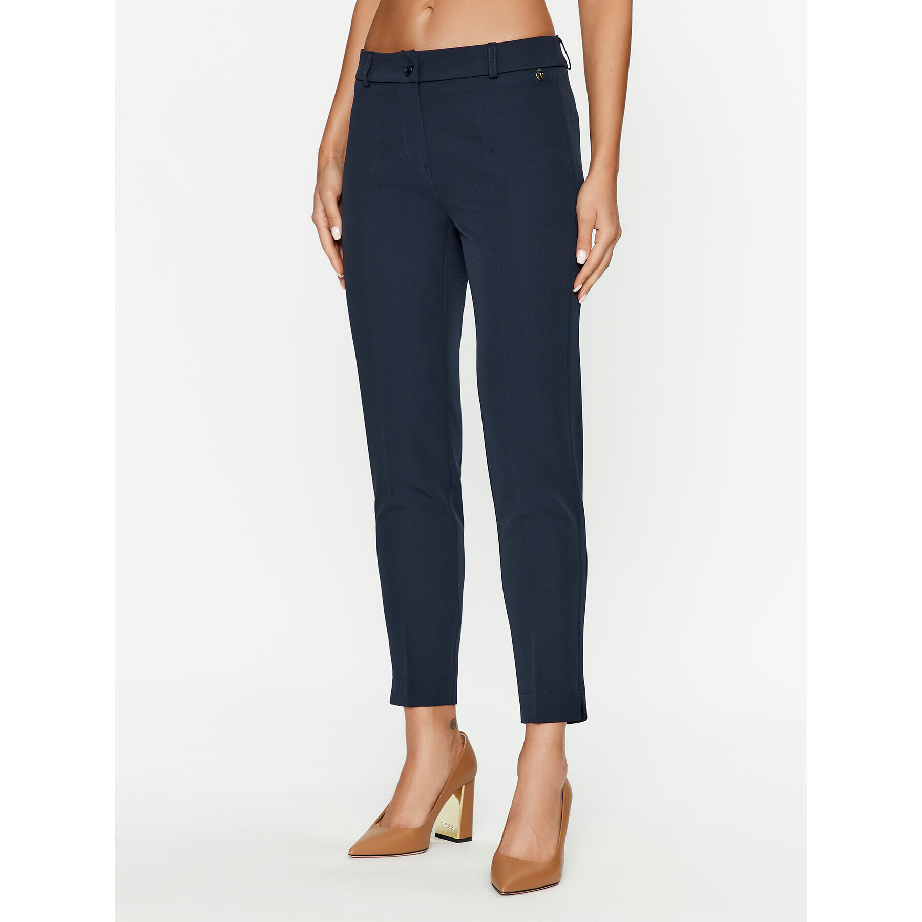 Maryley Pantaloni din material 23IB52Z/41MO Bleumarin Regular Fit - Pled.ro