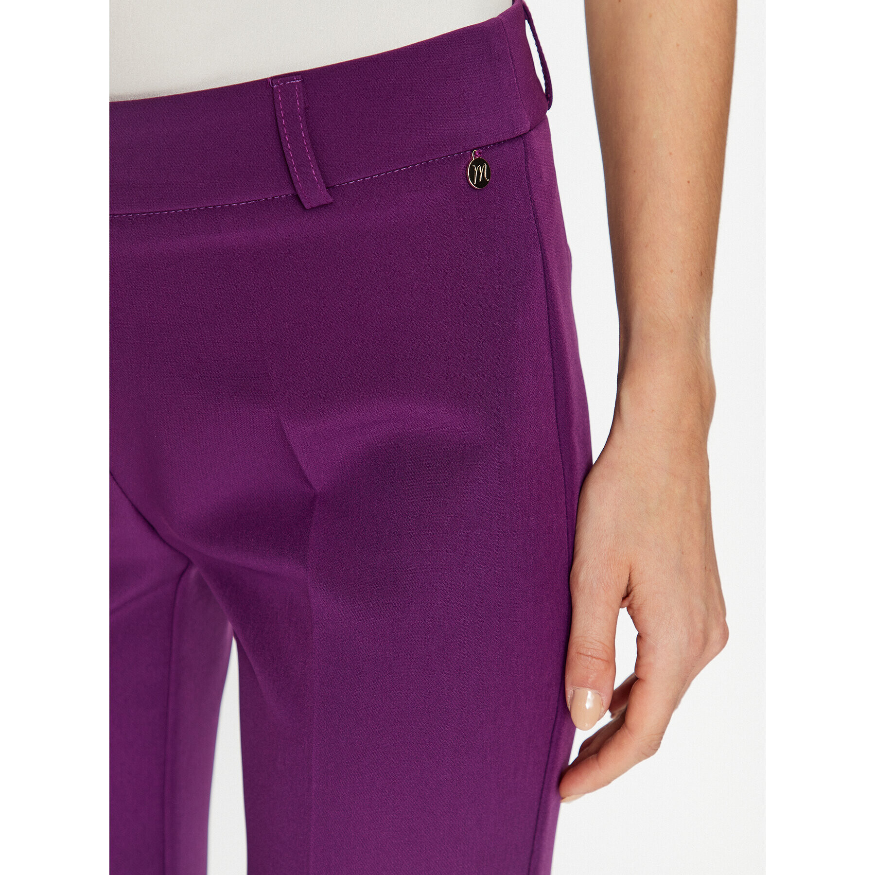 Maryley Pantaloni din material 23IB52Z/41RA Violet Regular Fit - Pled.ro