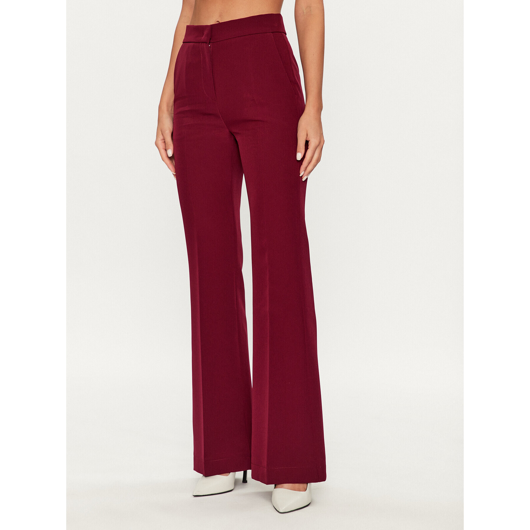 Maryley Pantaloni din material 23IB587/41GI Vișiniu Regular Fit - Pled.ro