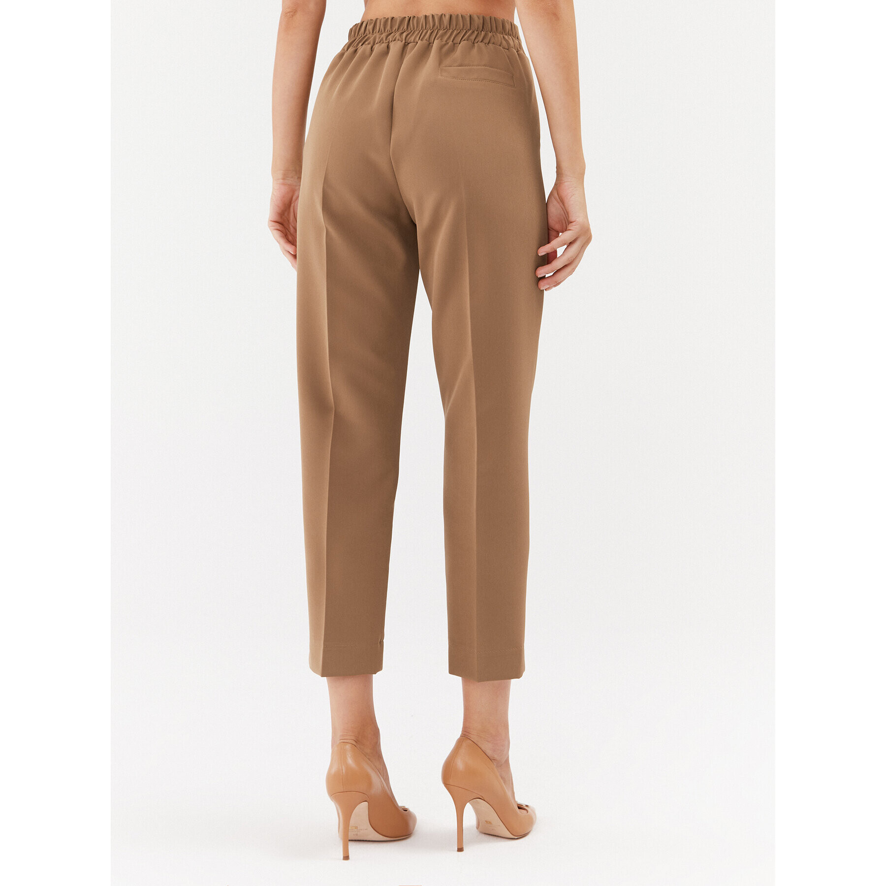 Maryley Pantaloni din material 23IB616/41AL Maro Regular Fit - Pled.ro