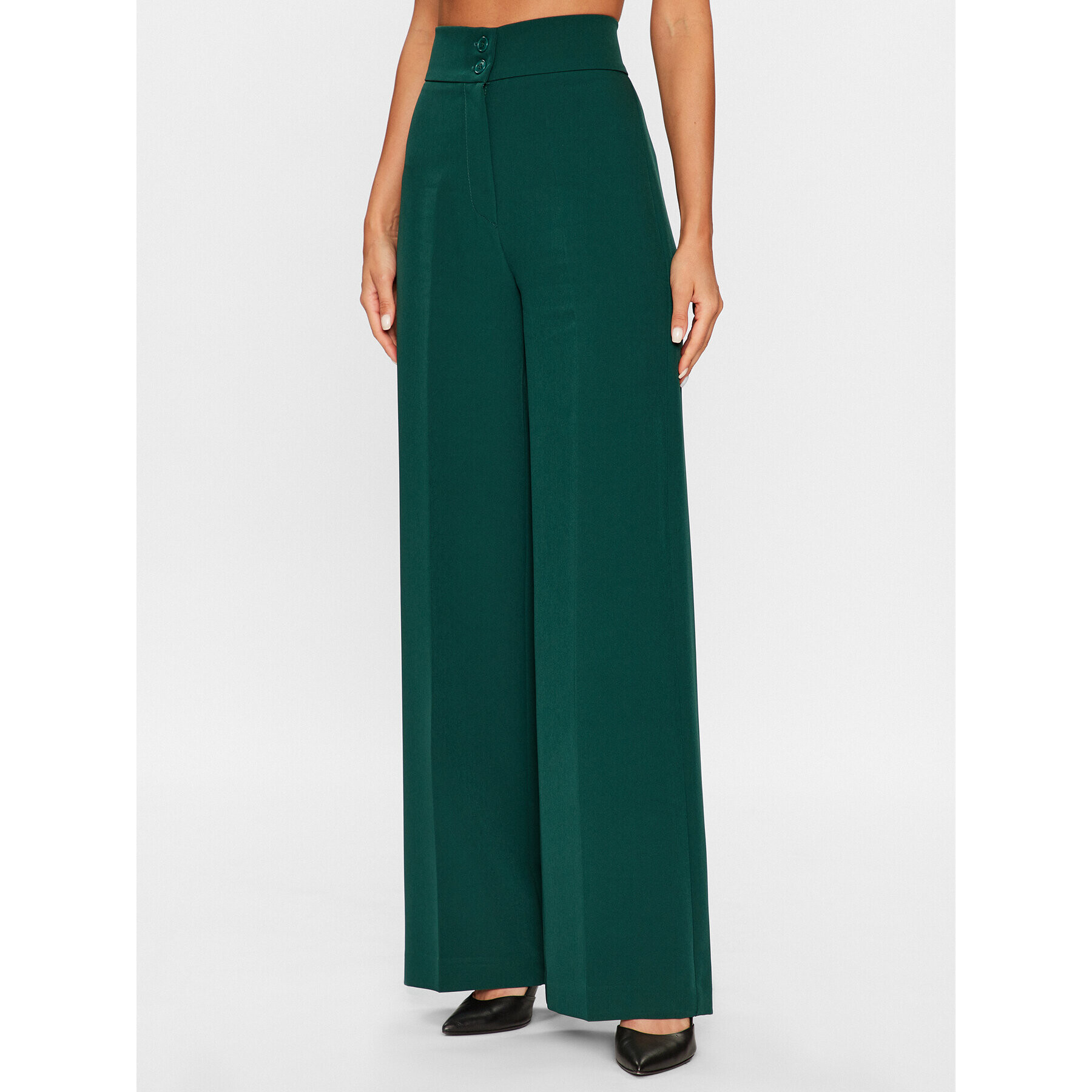 Maryley Pantaloni din material 23IB680/41BO Verde Regular Fit - Pled.ro