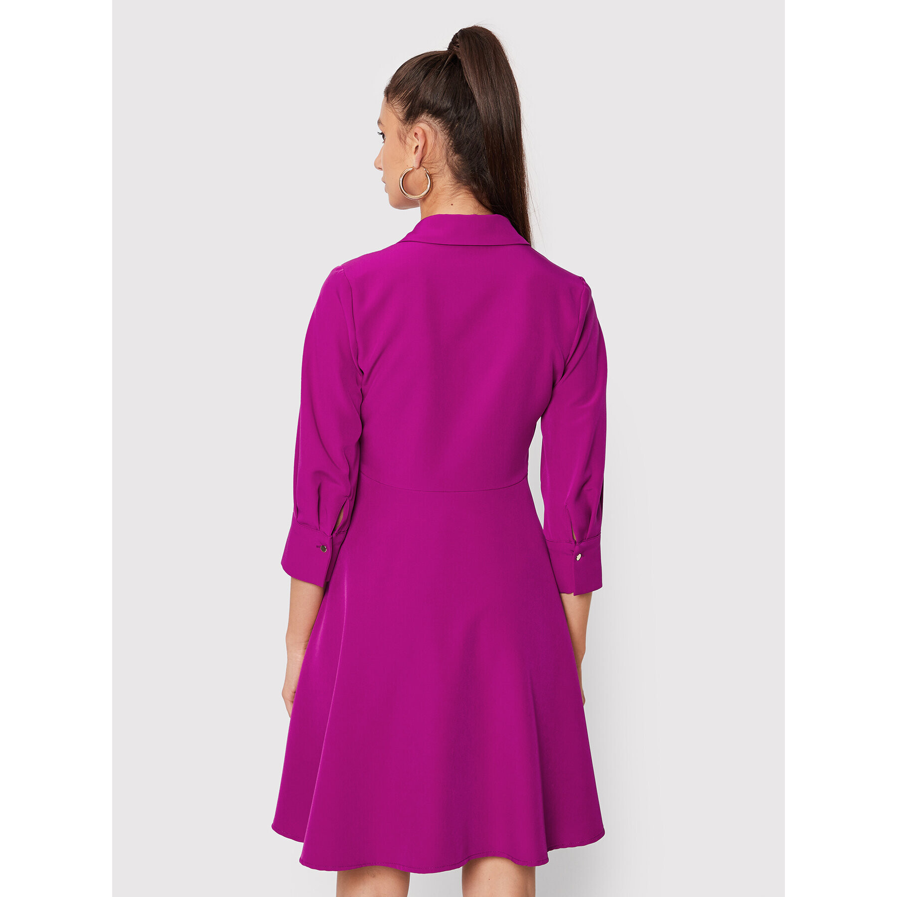 Maryley Rochie tip cămașă 22IB313/41CL Violet Regular Fit - Pled.ro