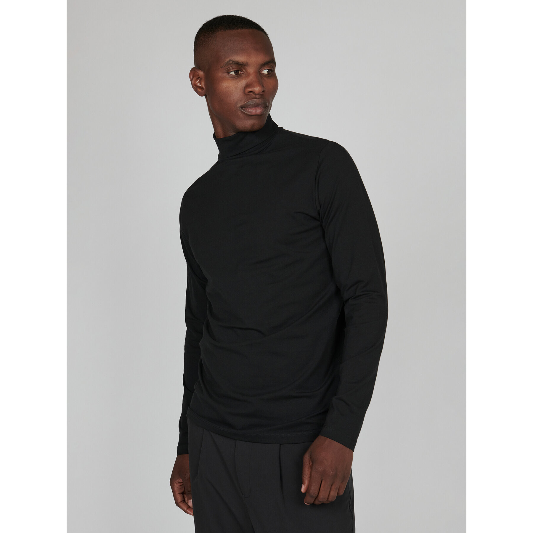 Matinique Longsleeve 30205696 Negru Slim Fit - Pled.ro