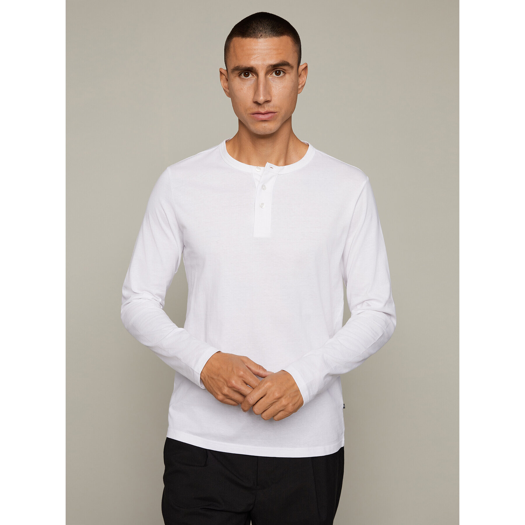 Matinique Longsleeve Jerma 30206426 Alb Regular Fit - Pled.ro